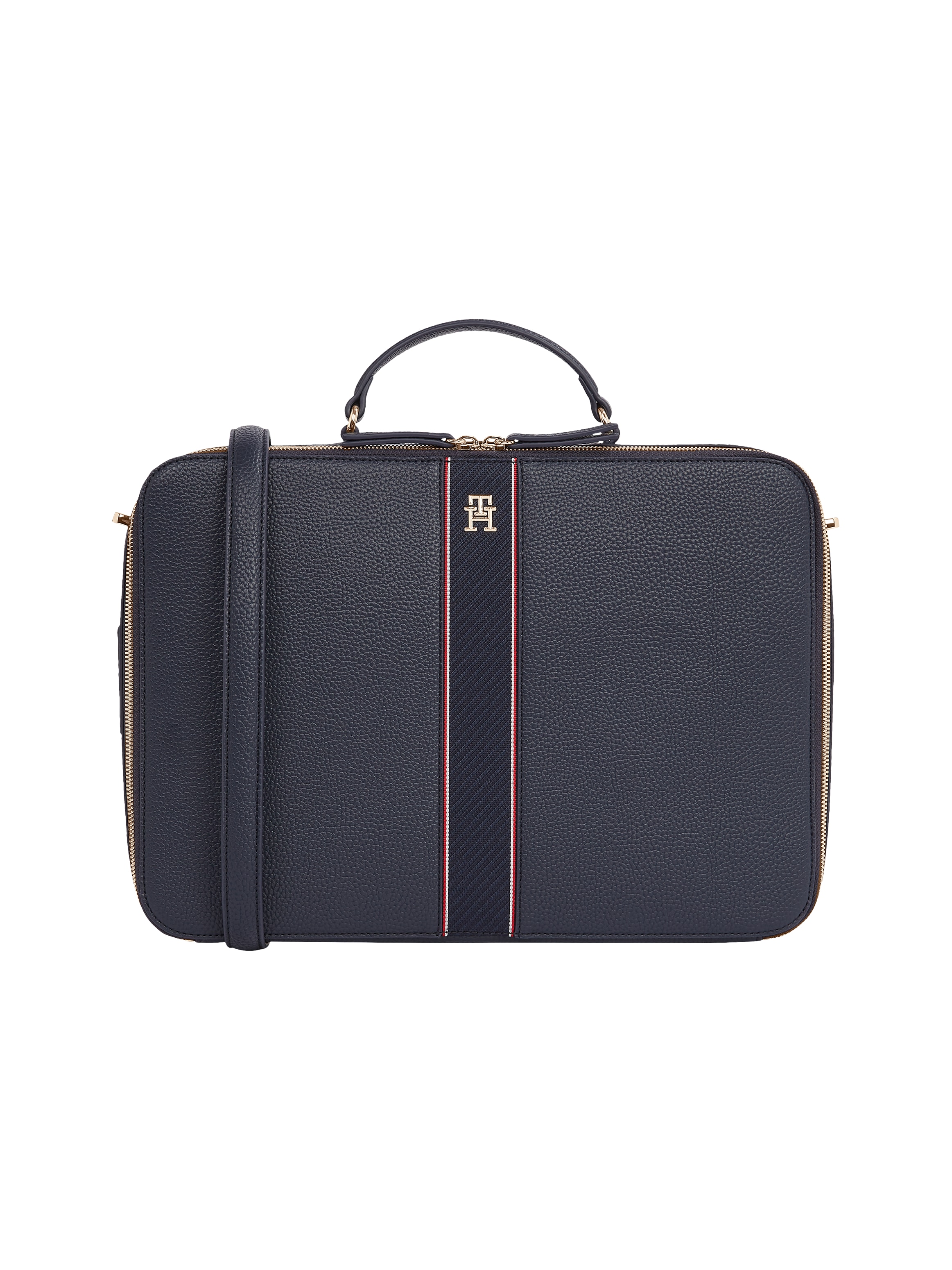 TOMMY HILFIGER Messenger Bag »TH LEGACY WORKBAG«, Damen Henkeltasche, Umhängetasche, Shopper mit TH-Logo