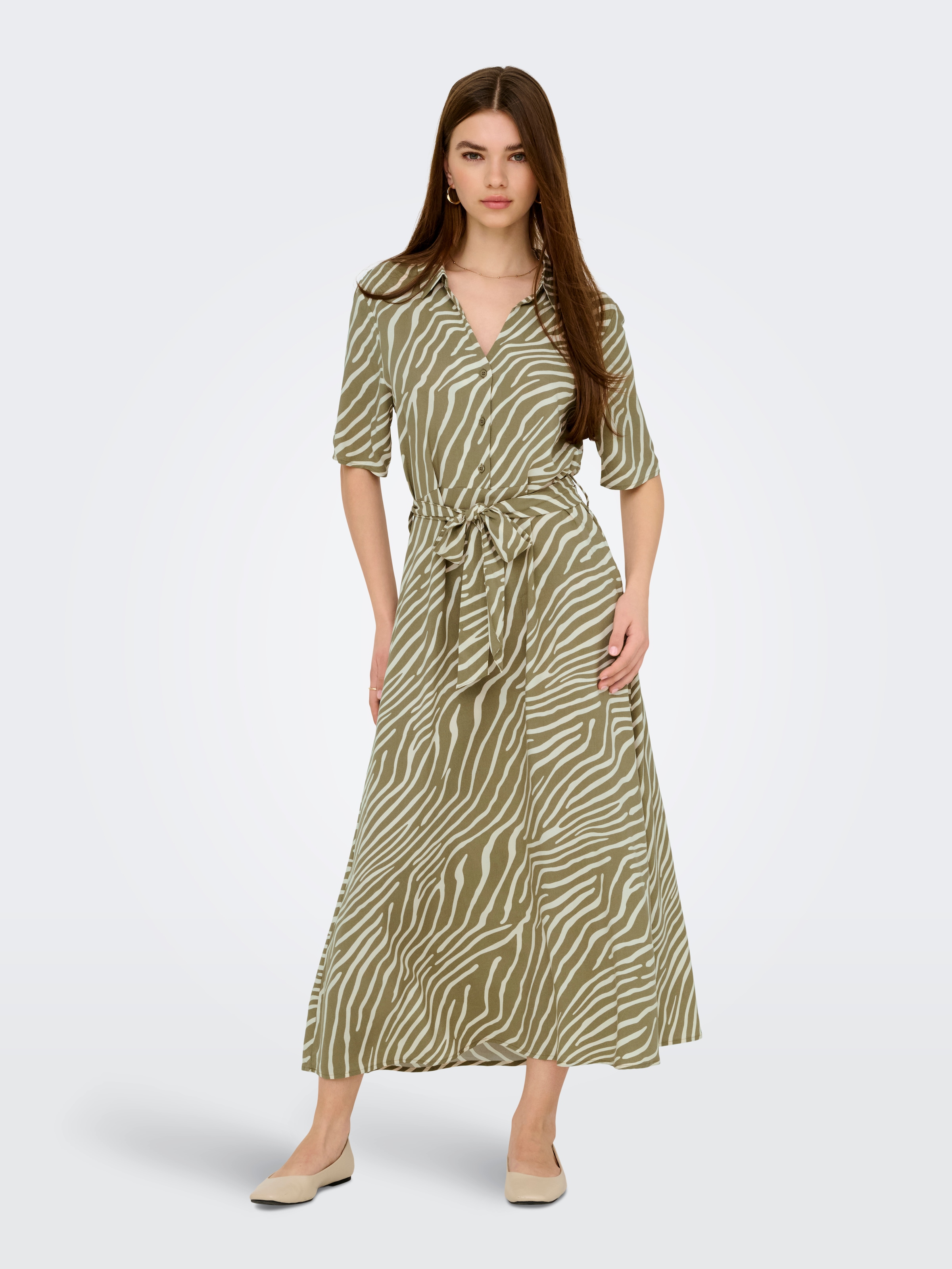 JDY Hemdblusenkleid »JDYSTARSEZEN LIFE 2/4 MIDIDRESS WVN NOOS«