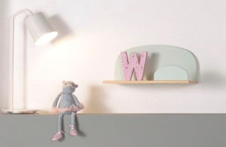 Thumbnail - Vipack Kinderregal "Kiddy, Ablage Kiefer massiv, zum hängen" B/H/T ca. 45x21x25cm, universell einsetzbar, verschiedene F...