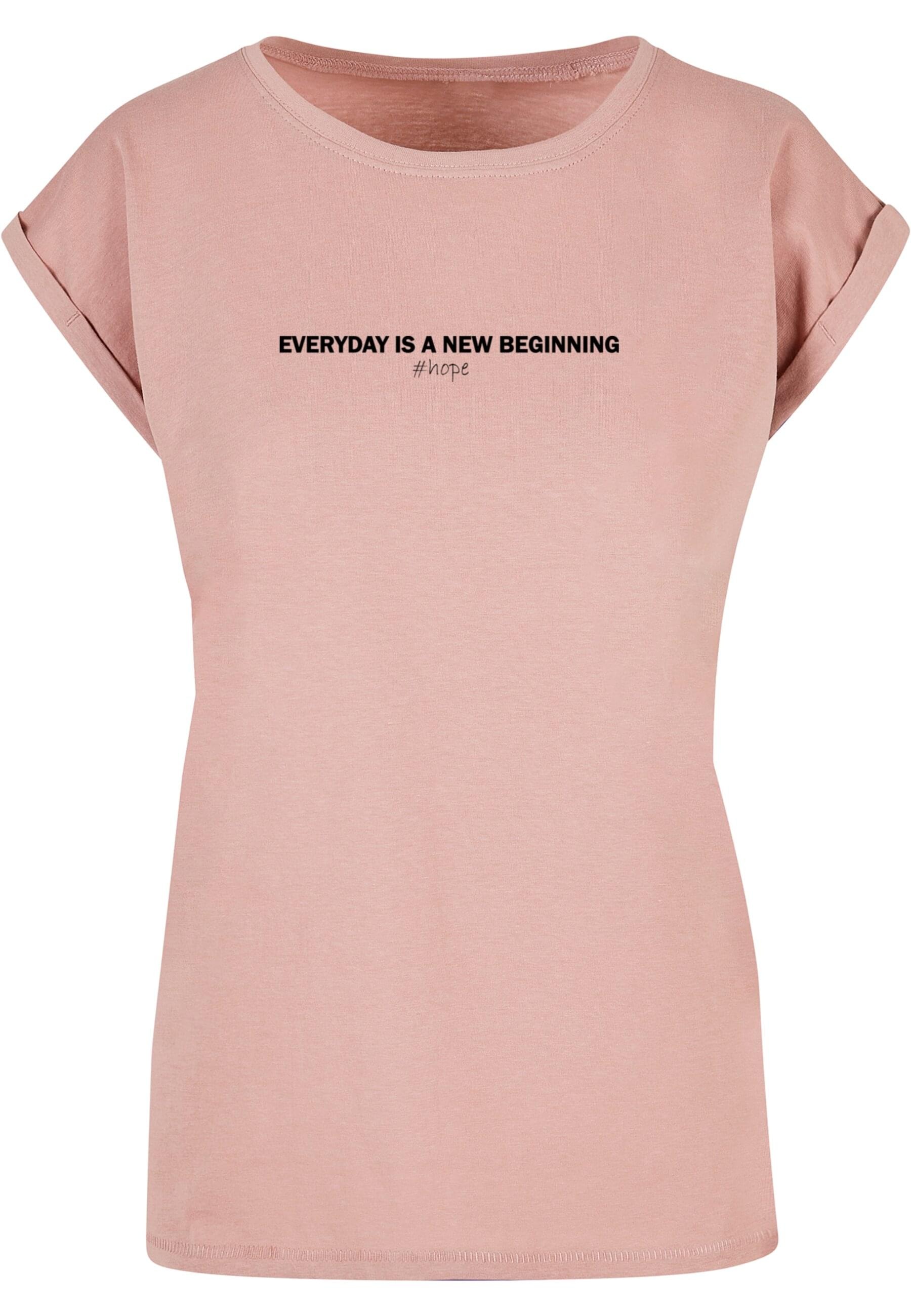 Merchcode T-Shirt "Merchcode Damen Ladies Hope Extended Shoulder Tee" günstig online kaufen