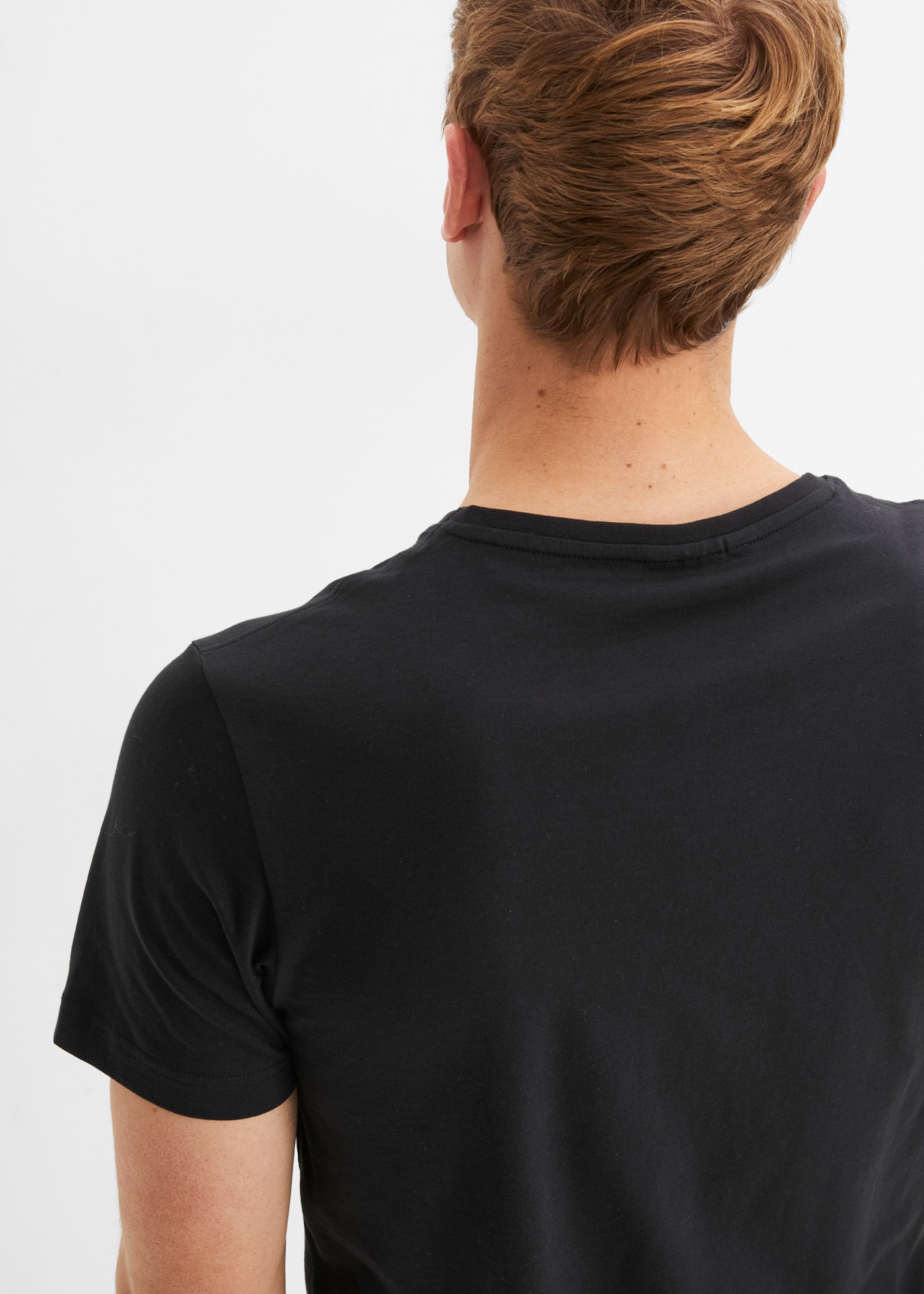 bonprix T-Shirt »T-Shirt mit V-Ausschnitt (3er Pack)« Packung, 3, 3 Stk. T-Shirt mit V-Ausschnitt (3er Pack)