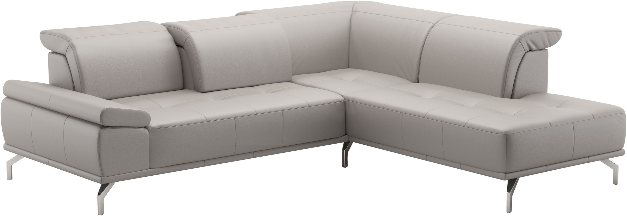 Places of Style Ecksofa »Caluna«, Inkl.Sitztiefenverstellung, wahlweise mit Kopf- und Armteilverstellung