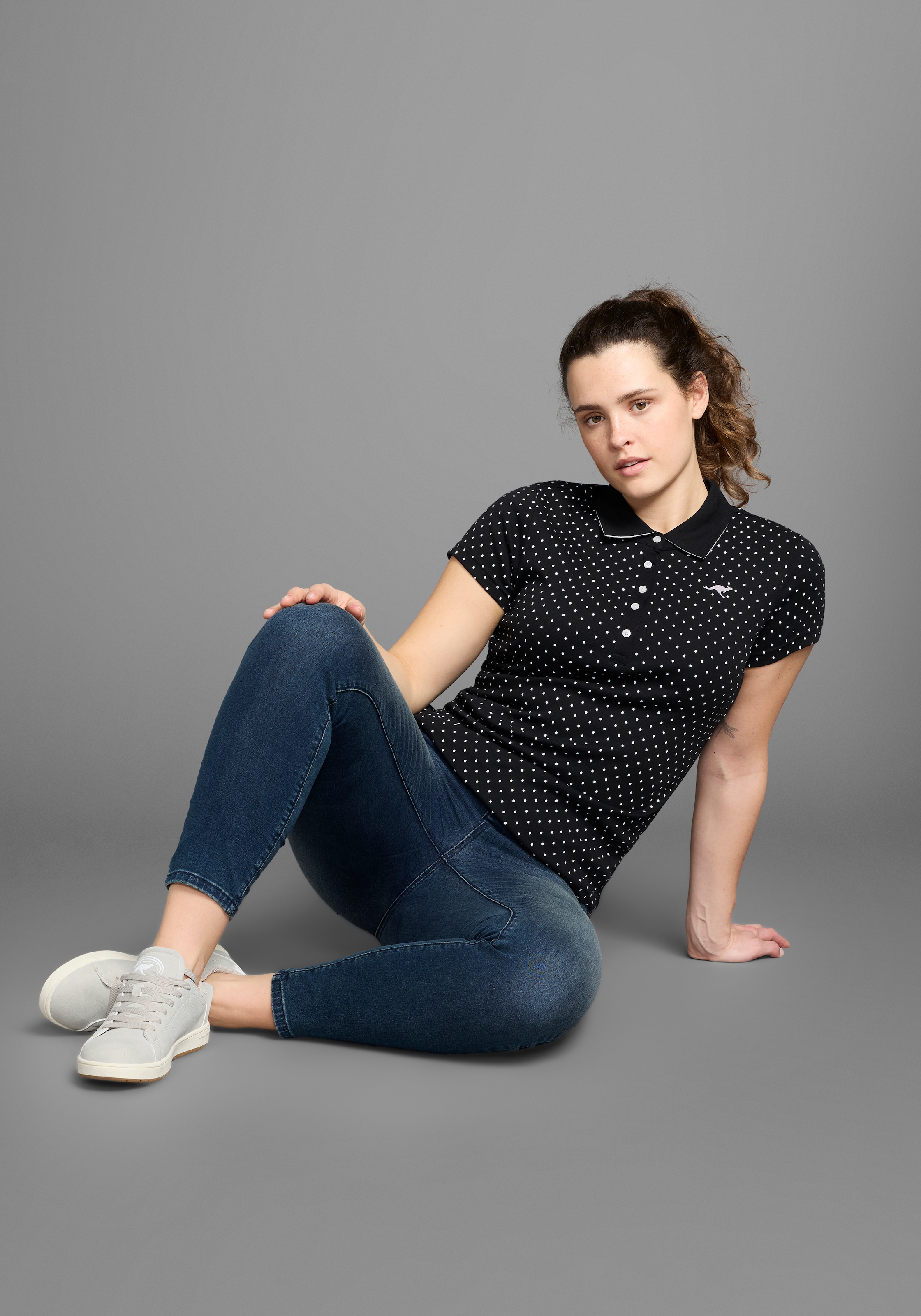 KangaROOS Poloshirt, aus weicher Baumwollware