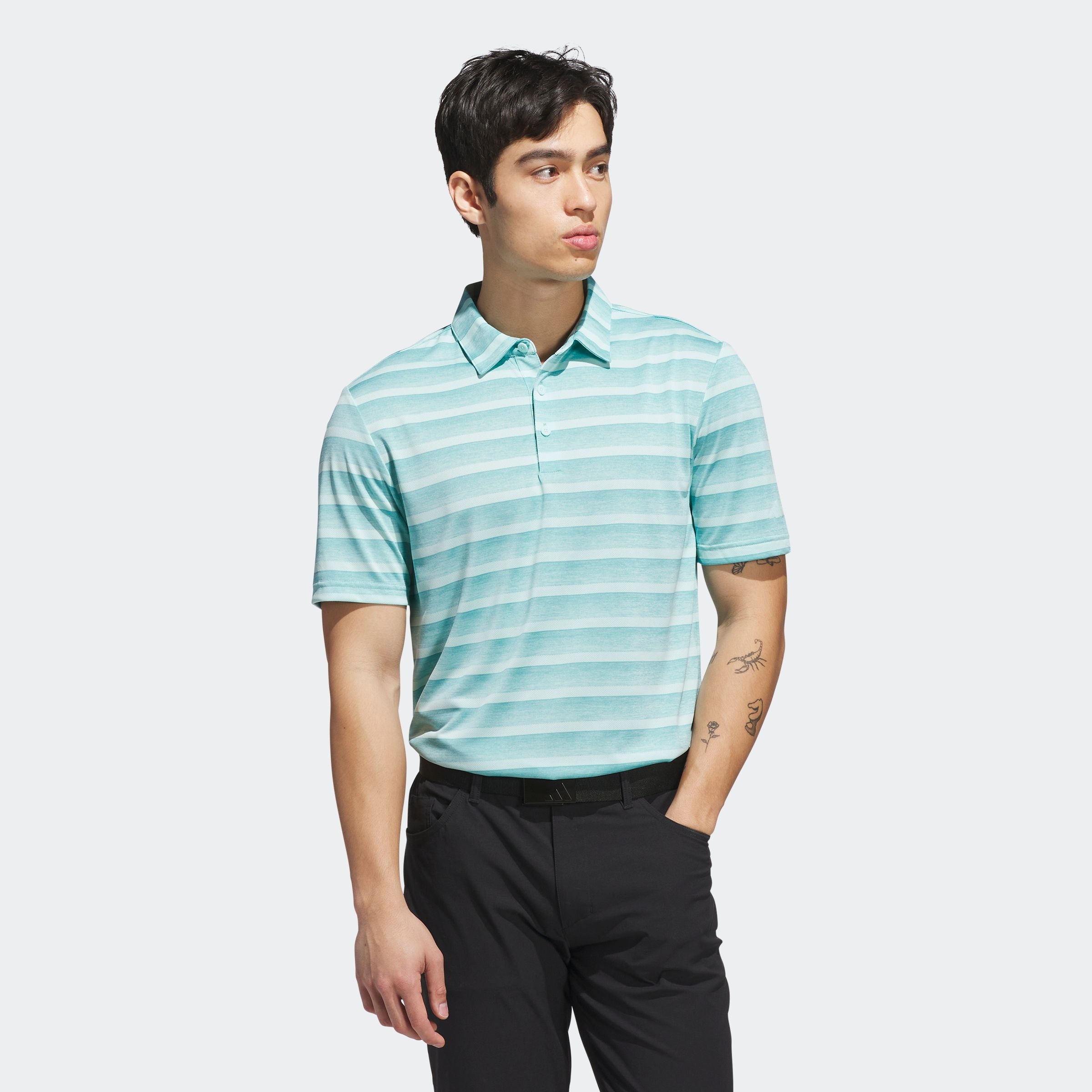 adidas Performance Poloshirt "TWO-COLOR STRIPED" klassischer Stil, mit Allo günstig online kaufen