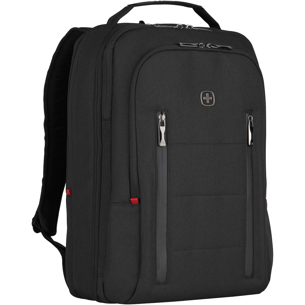 Wenger Laptoprucksack »City Traveler, schwarz«, für Laptops bis 16 Zoll