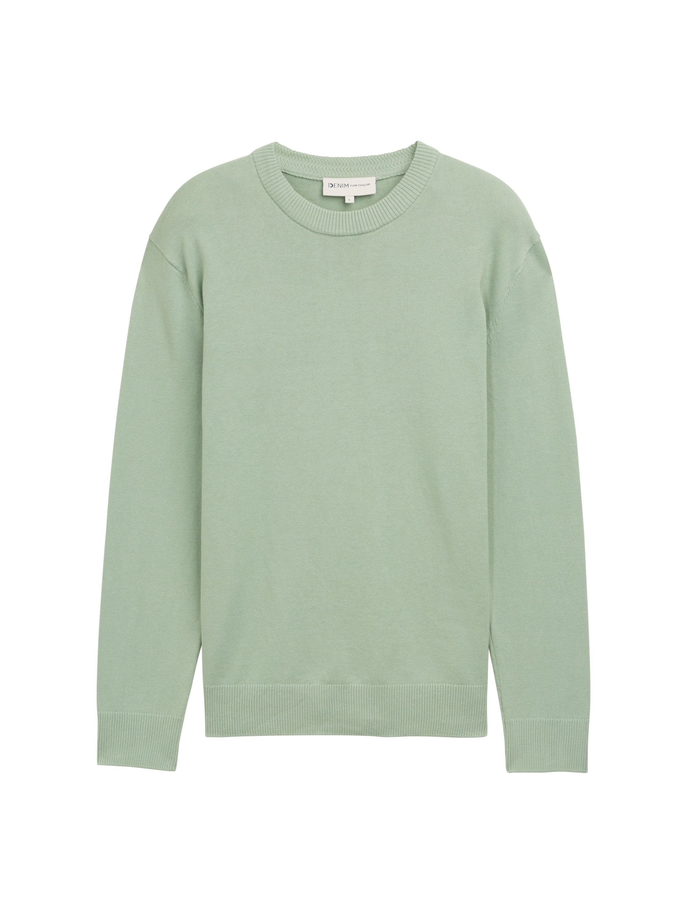 TOM TAILOR Denim Strickpullover, in melierter Optik