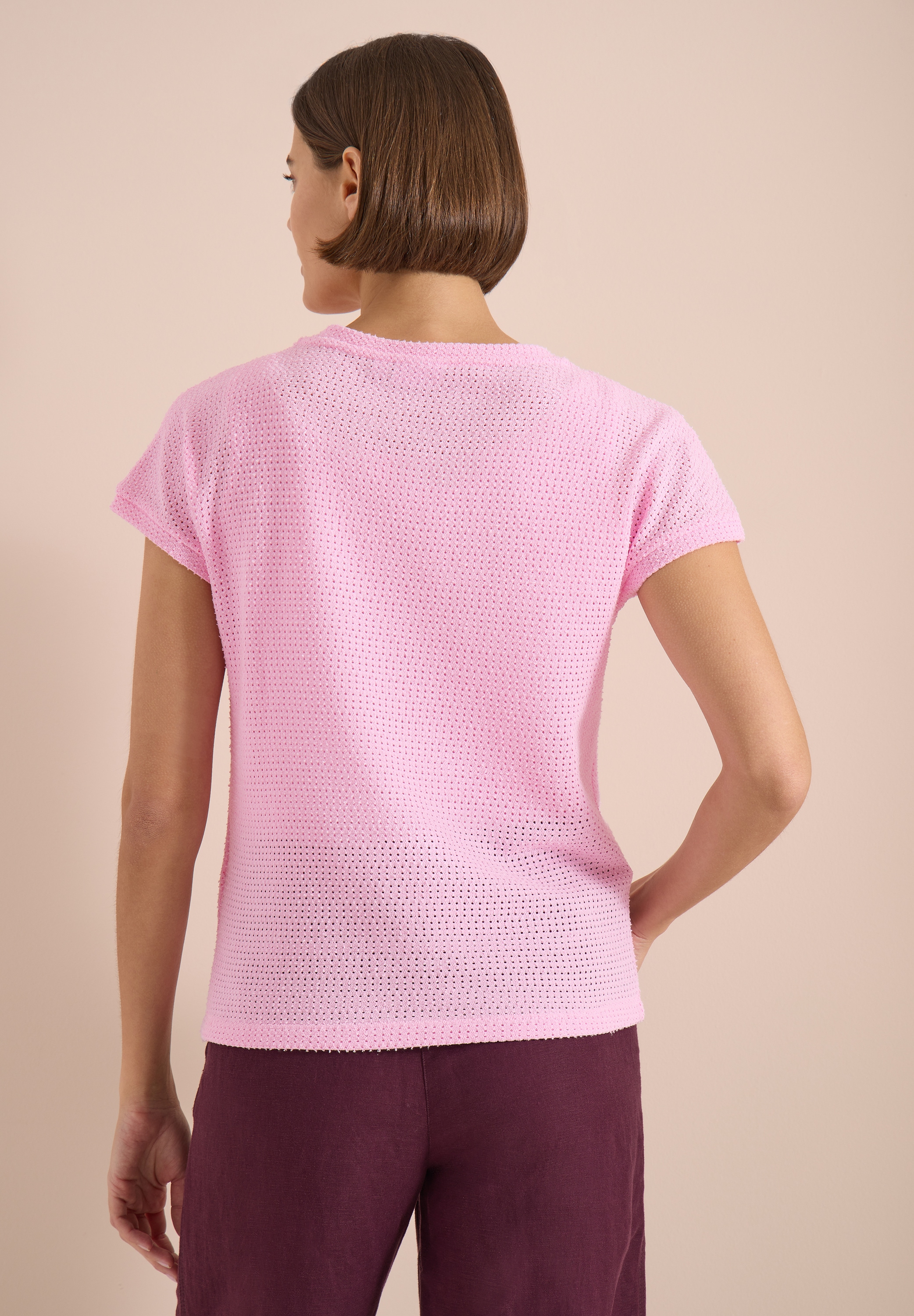 Cecil T-Shirt mit U-Boot-Ausschnitt