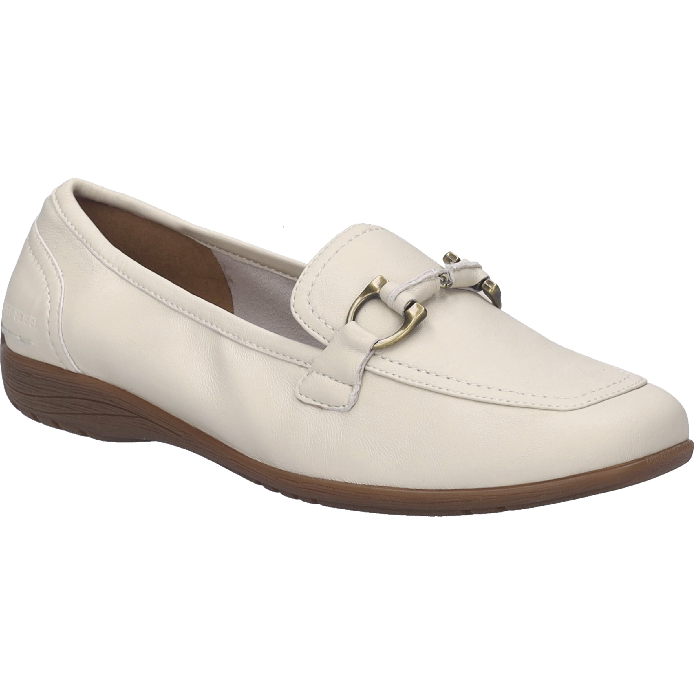 Ballerina JOSEF SEIBEL "Fenja 34, creme", Damen, Gr. 38, beige (creme), Obermaterial: 100% Rindsleder Leather cow., Schuhe Ballerina
