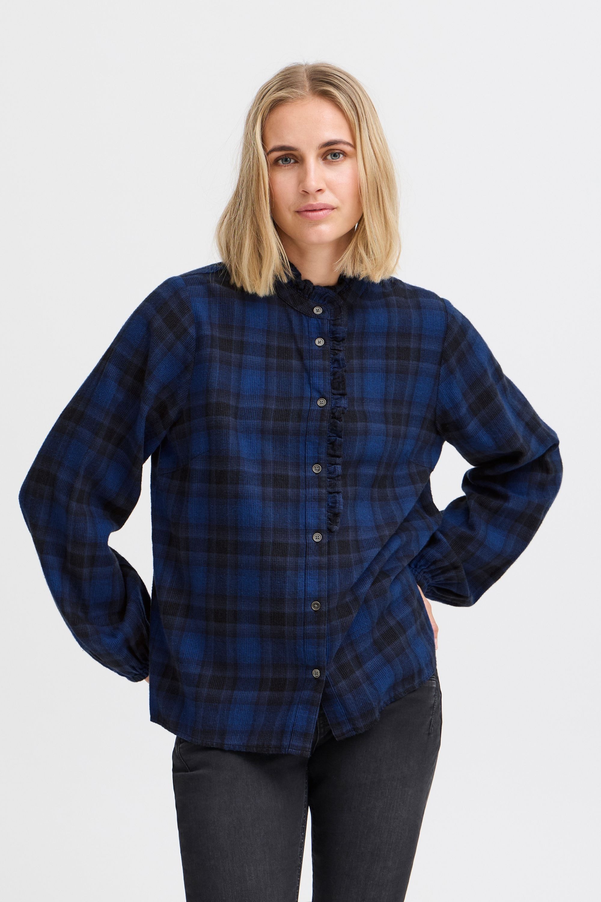 Pulz Jeans Langarmbluse »Langarmhemd PZKATELYN Frill Shirt«