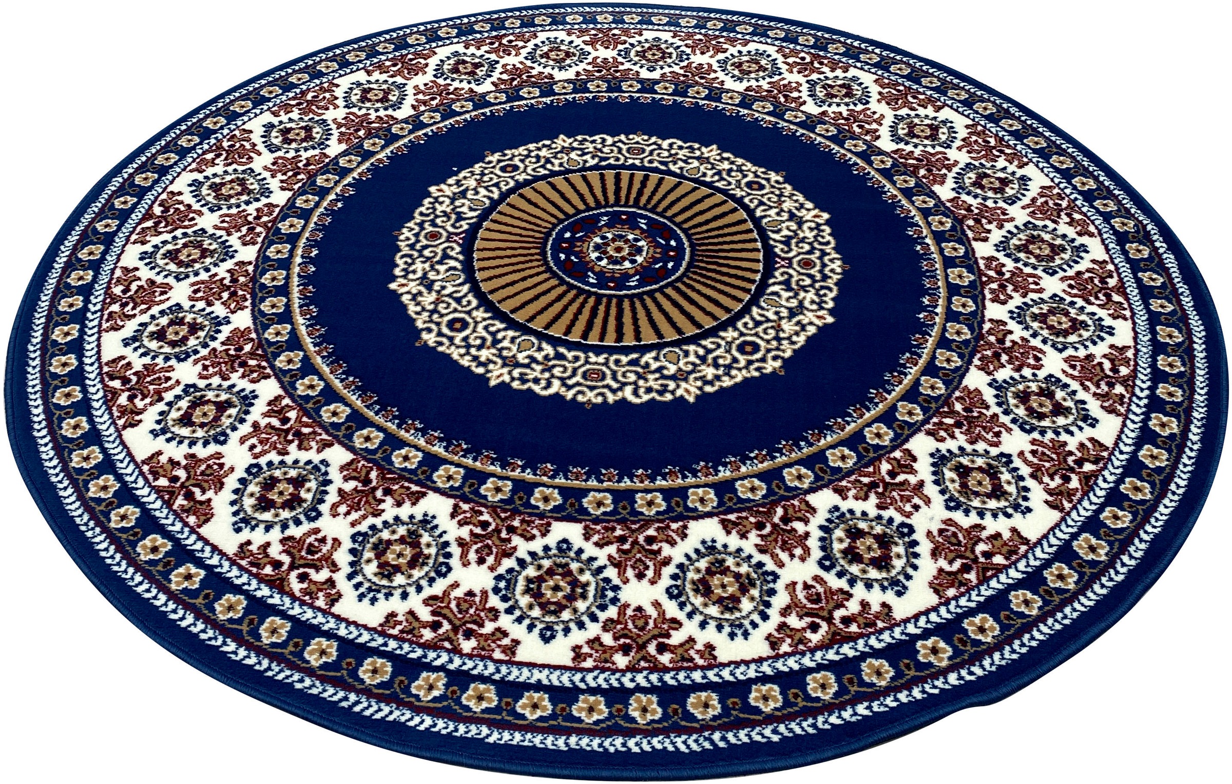 my home Teppich "Shari, Made in Belgium" rund 7 mm Höhe Orient-Dekor, mit B günstig online kaufen