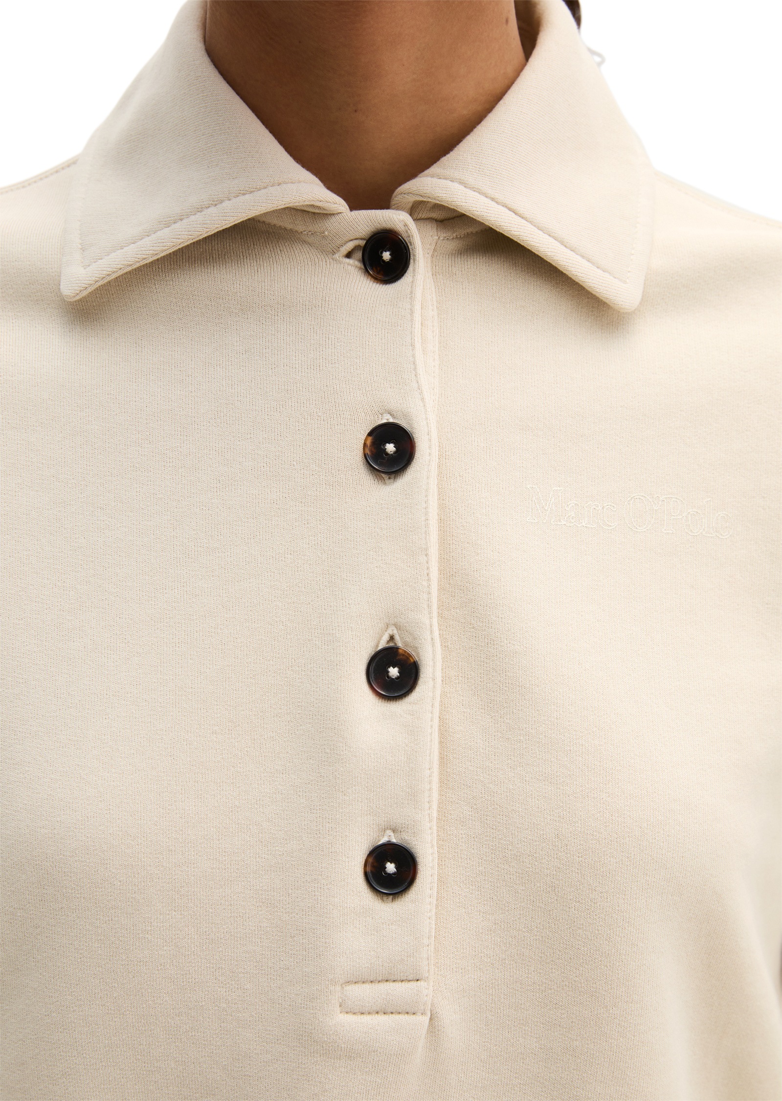 Marc O'Polo Sweatshirt »mit recycelter Baumwolle«
