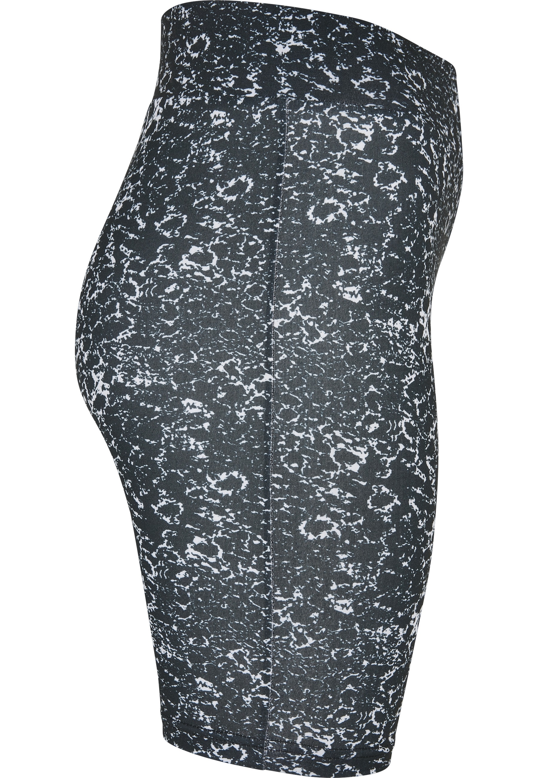 URBAN CLASSICS Radlerhose »Urban Classics Damen Ladies Tie Dye High Waist Cycle Shorts«