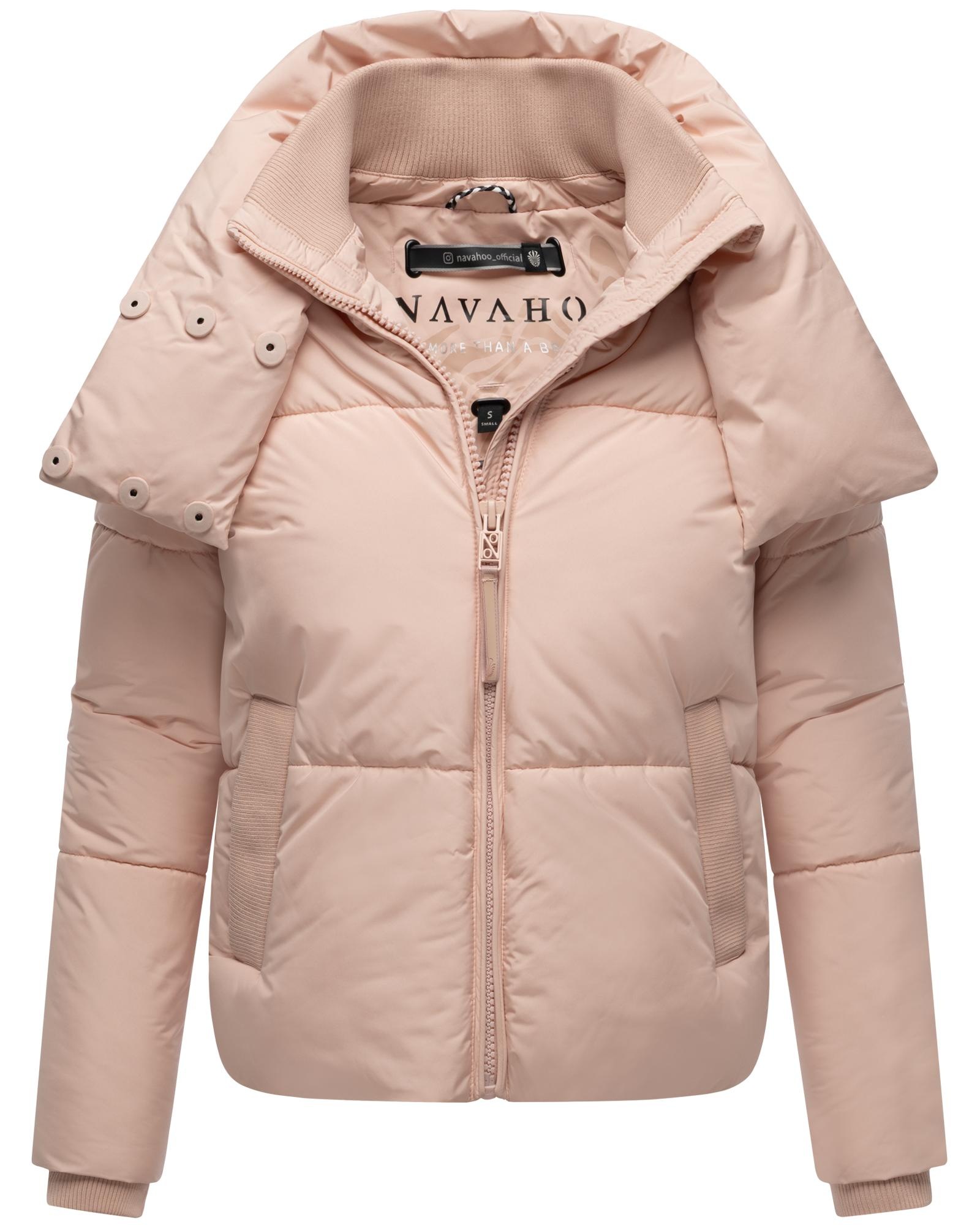 Navahoo Outdoorjacke »Traumelfe 14«, ohne Kapuze, Winter Steppjacke mit hohem Kragen