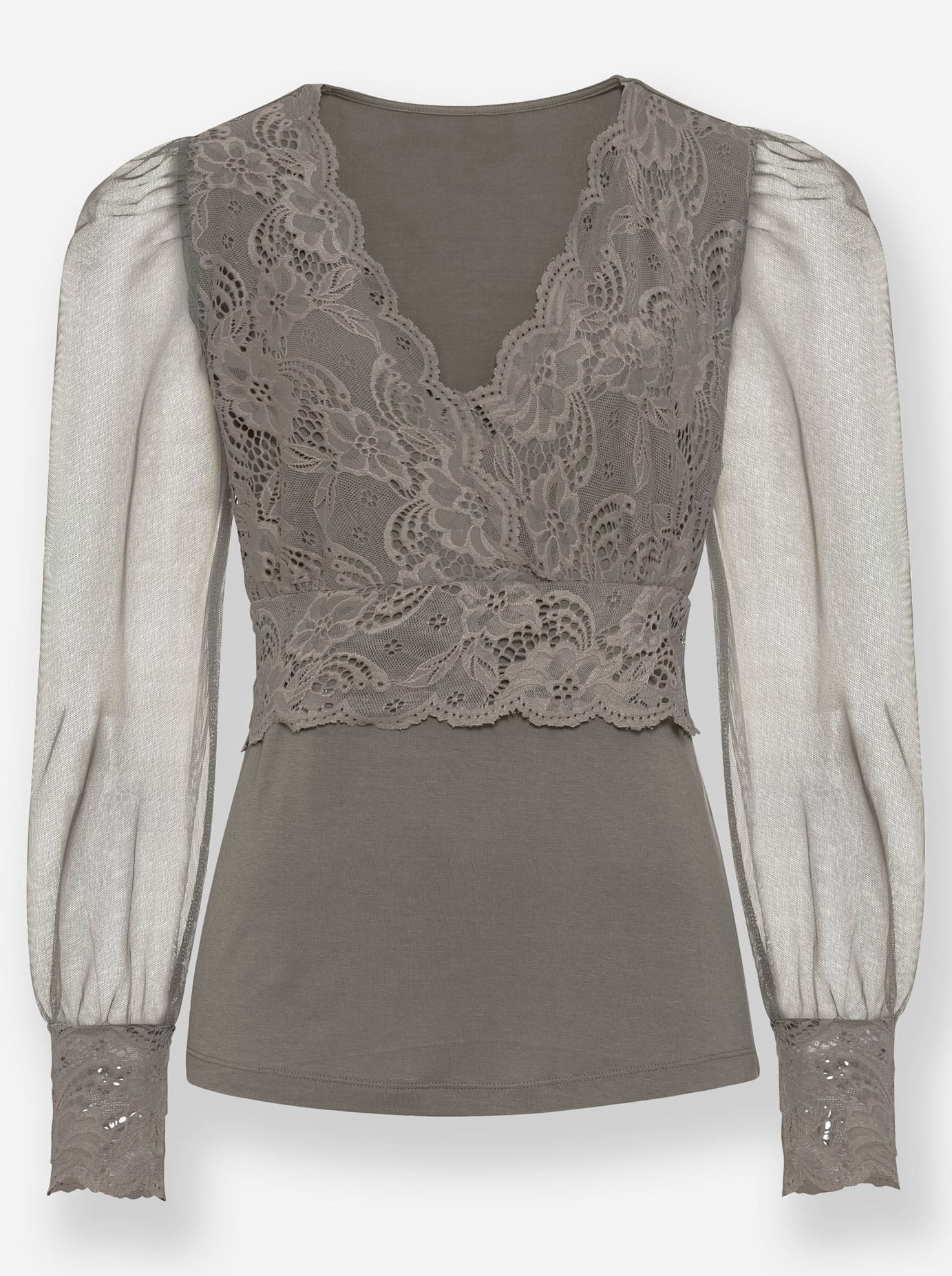 heine Spitzenshirt »Spitzen-Shirt«, (1 tlg.)