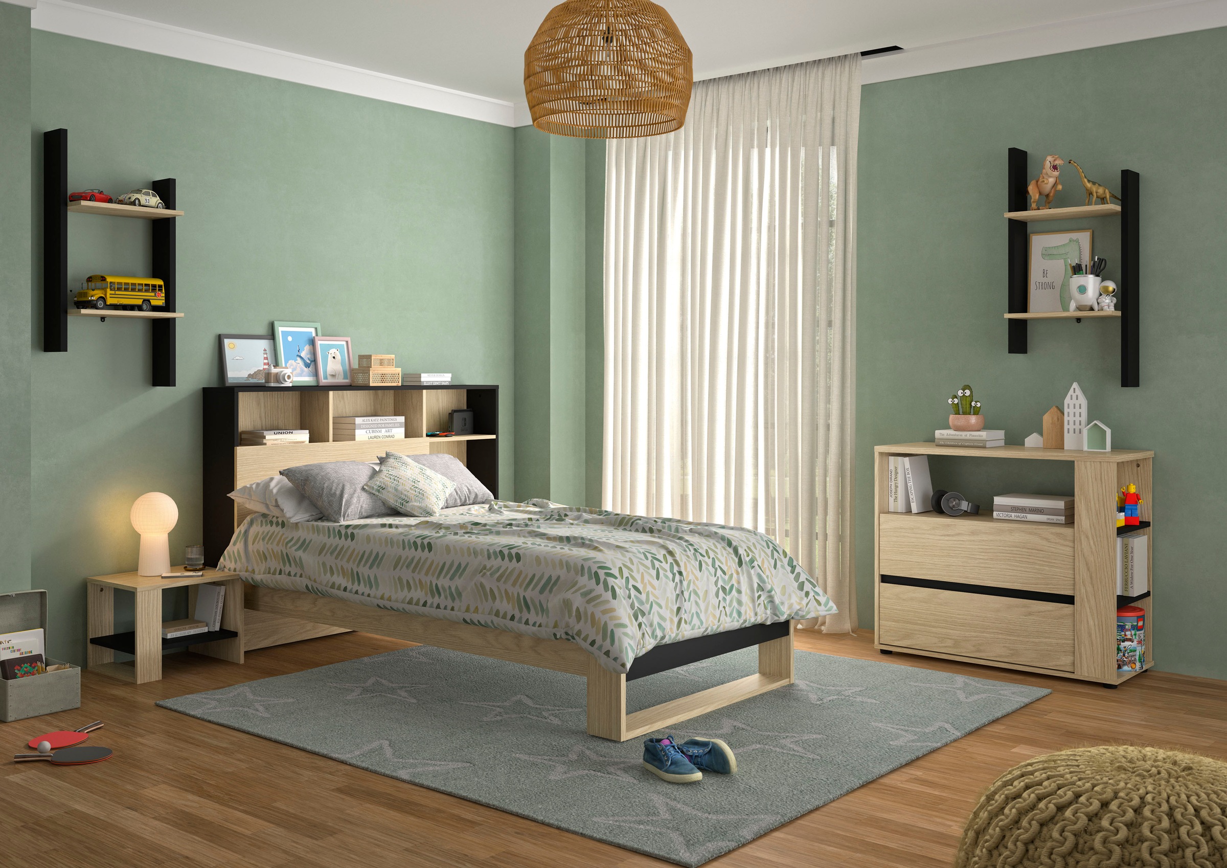 Gami Schlafzimmer-Set "Nael SET N3" Set, 6 Stk. tlg. Elegant Schlafzimmer günstig online kaufen