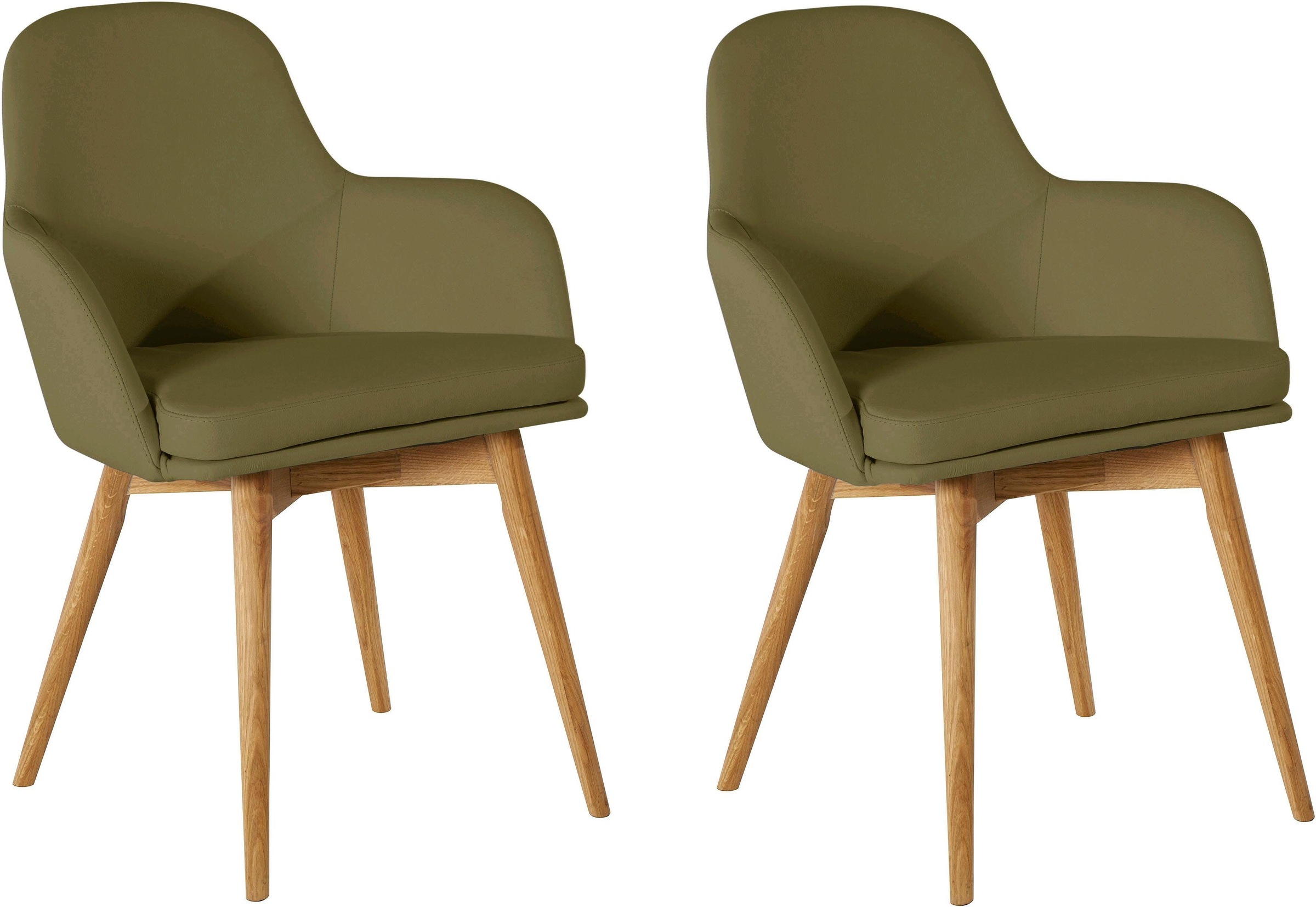 Home affaire Armlehnstuhl "Livry" (Set) 2 Stk.Polsterstuhl, Schalenstuhl günstig online kaufen