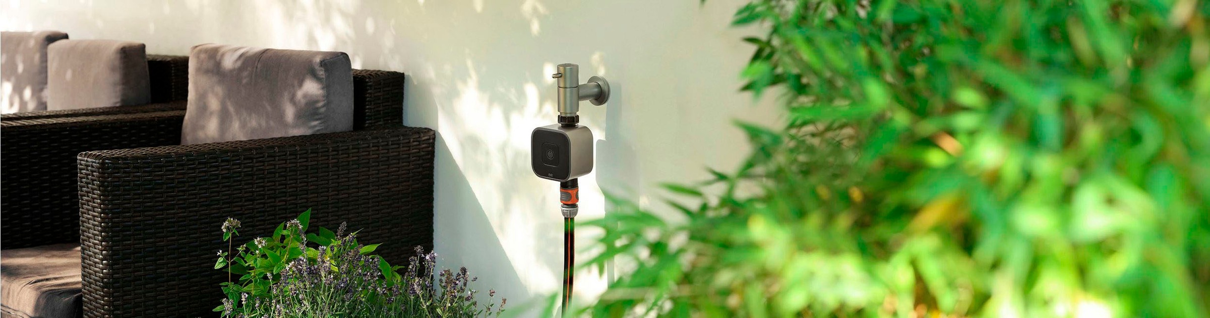 EVE Bewässerungscomputer »Aqua (HomeKit) + Schlauchverbinder 2-Wege-Verteiler«, (Packung)
