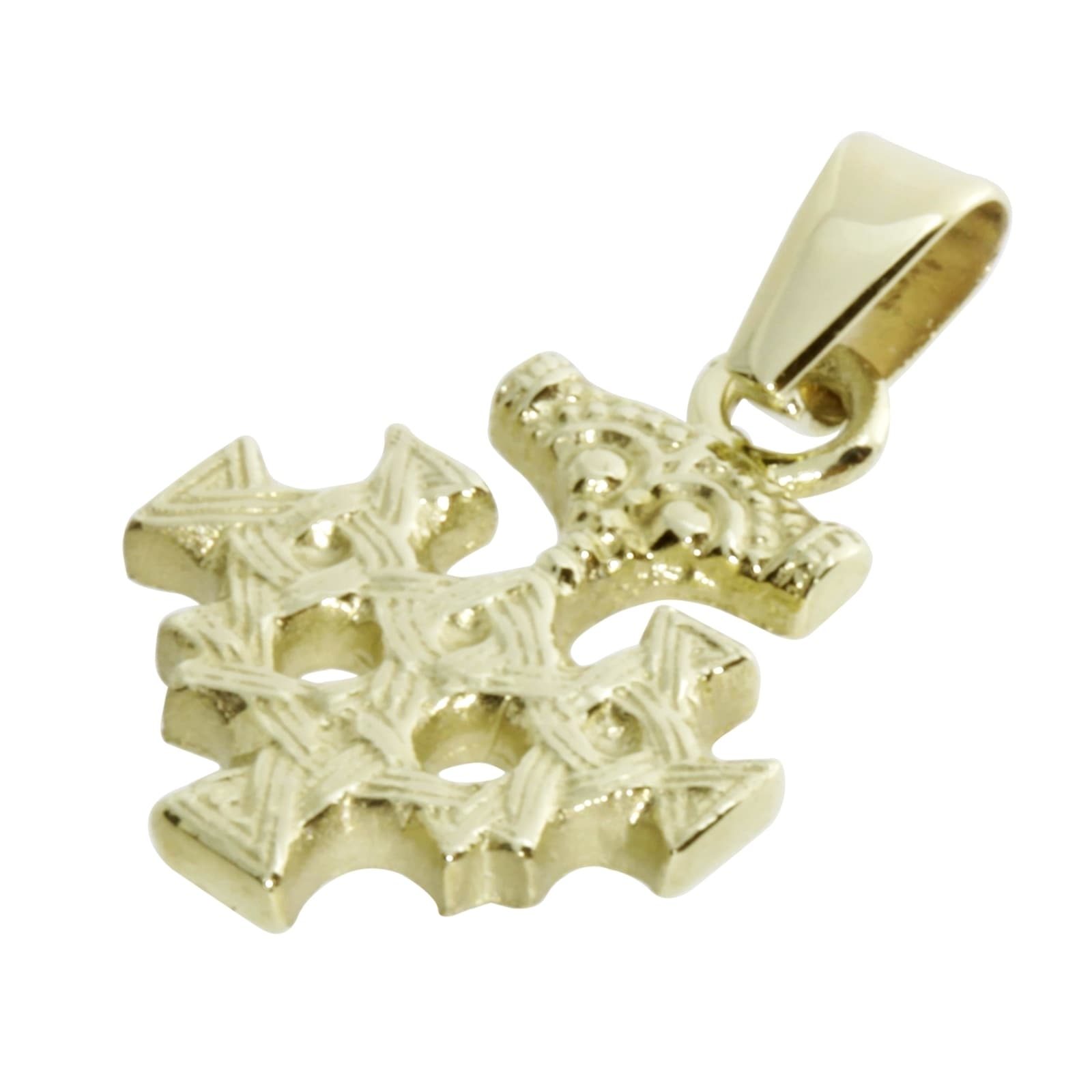 OSTSEE-SCHMUCK Kettenanhänger »Ostsee-Schmuck Anhänger Hiddensee 15 x 13 mm«, (1 tlg.)
