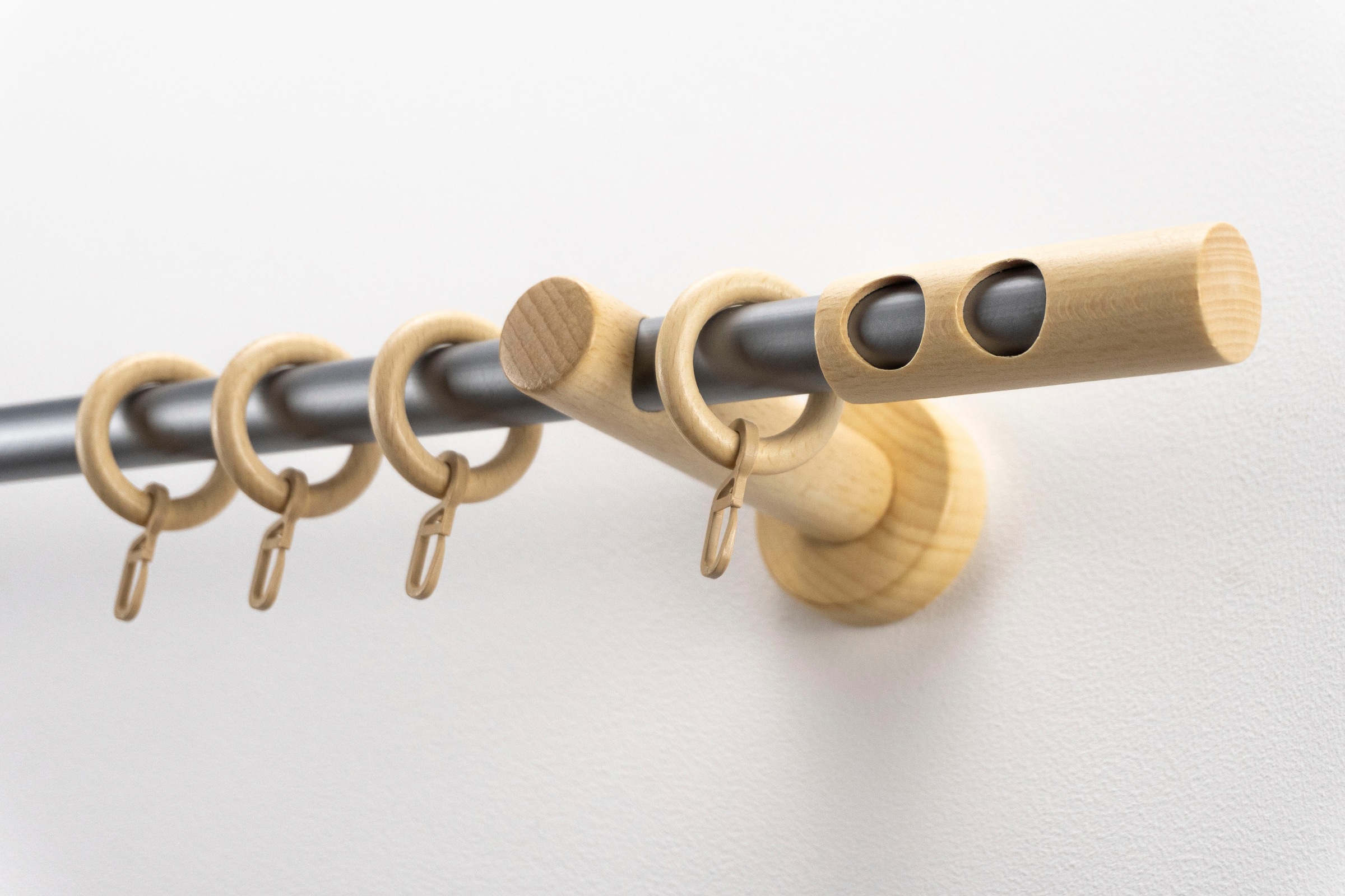 GARESA Gardinenstange "PANDORA" Ø 20 mm 1 läufig-läufig Wunschmaßlänge;Träg günstig online kaufen