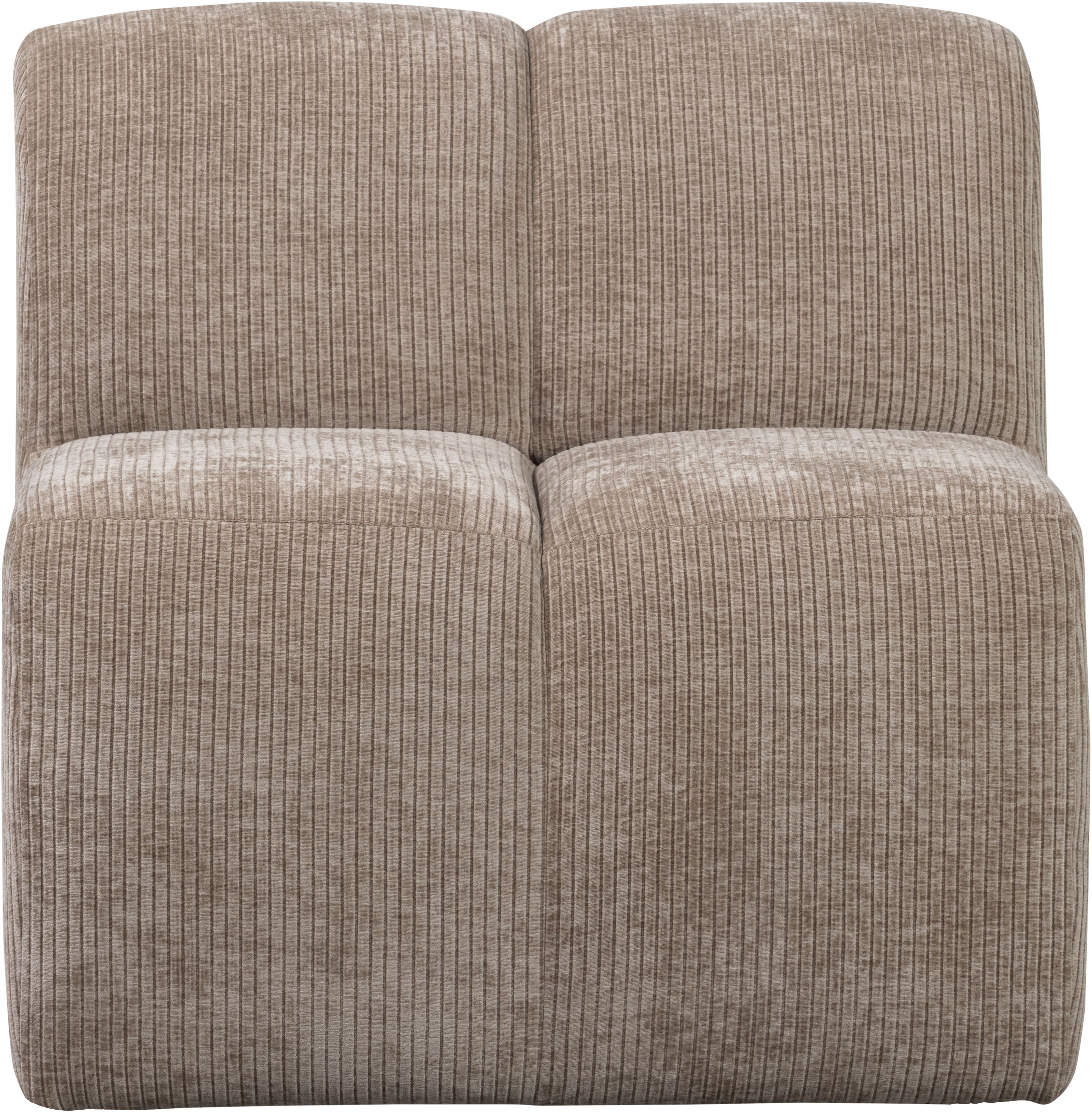 WOOOD Sofa-Mittelelement "Mojo mit Jacquard-Rippenbezug B 84 x T 73 x H 83 cm" Ausgezeichnete Verschleißfestigkeit, kombinierbar, Tragkraft 120 kg