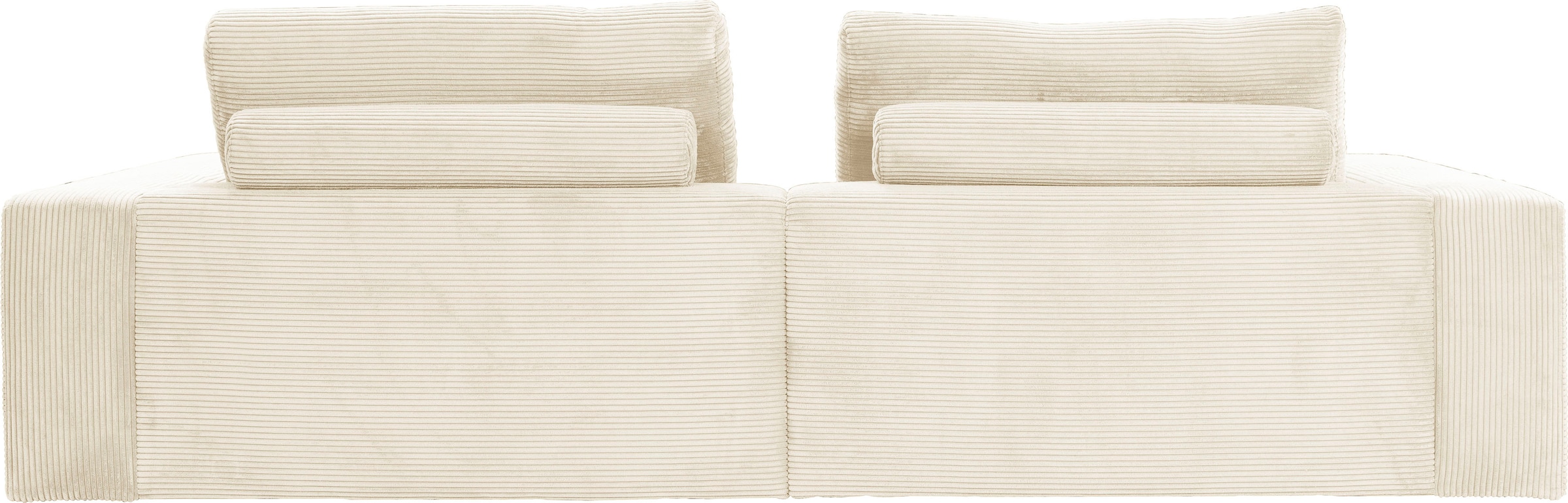 Alina didelė sofa »Sandy« 266 cm plotis ir 98 cm tief in modernem Cordstoff
