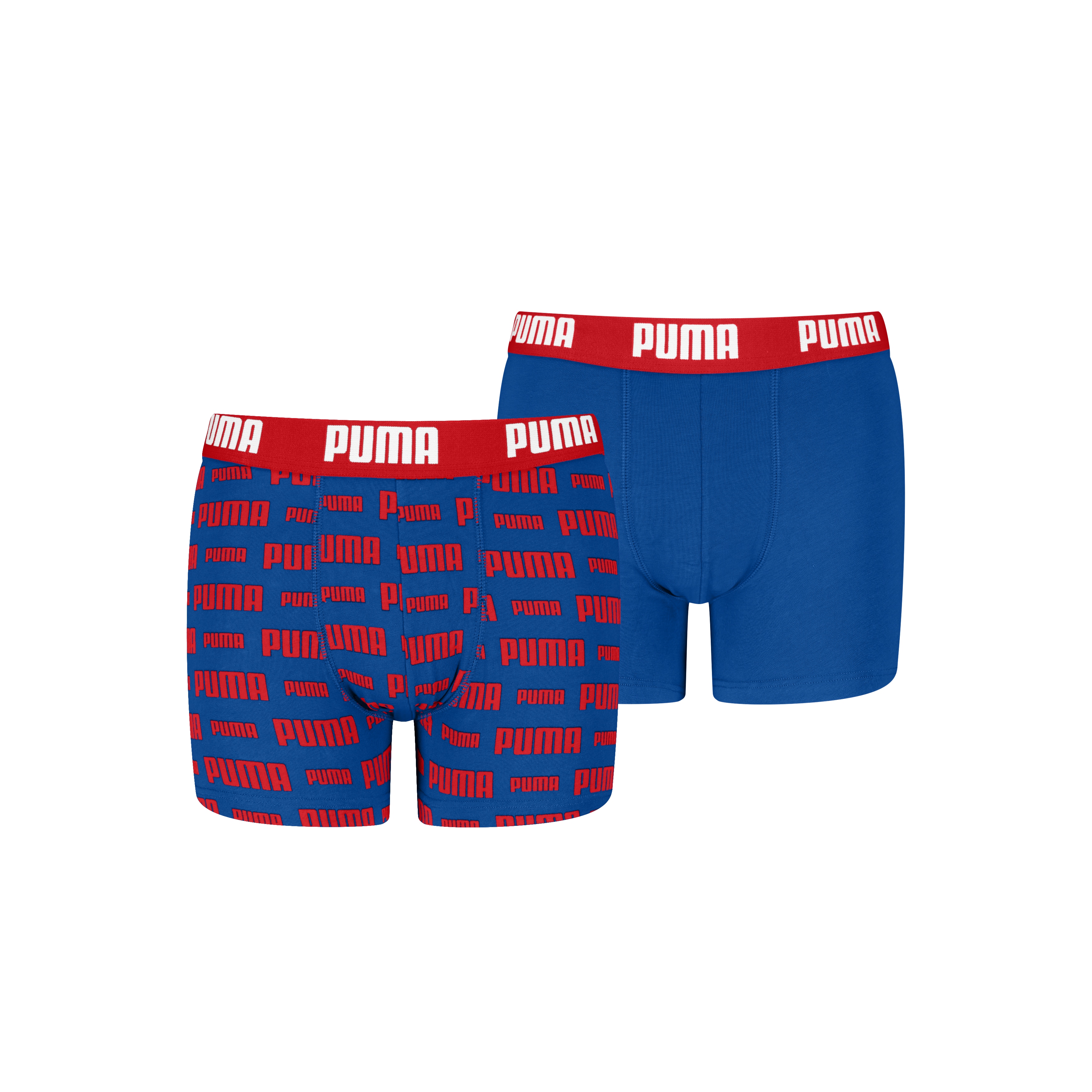 PUMA "PUMA BOYS EVERYDAY LOGO PRINT BOXERS 2P" Packung, mit breitem Logobund