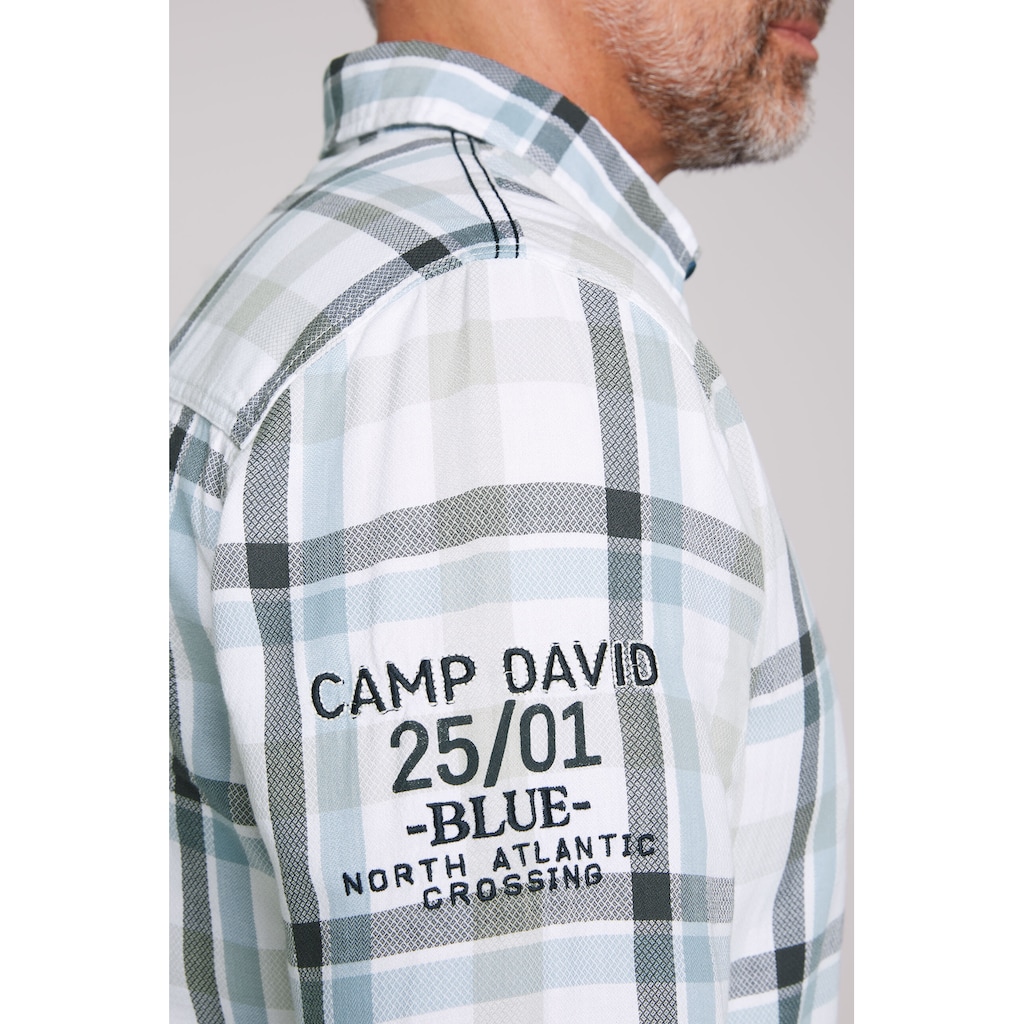 CAMP DAVID Langarmhemd