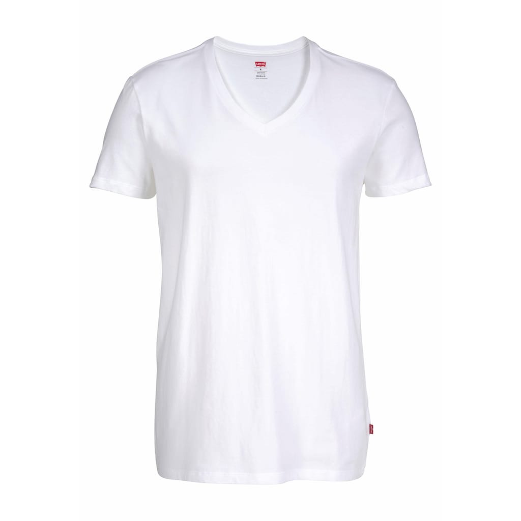 Levi's® T-Shirt, (2er-Pack), mit V-Neck