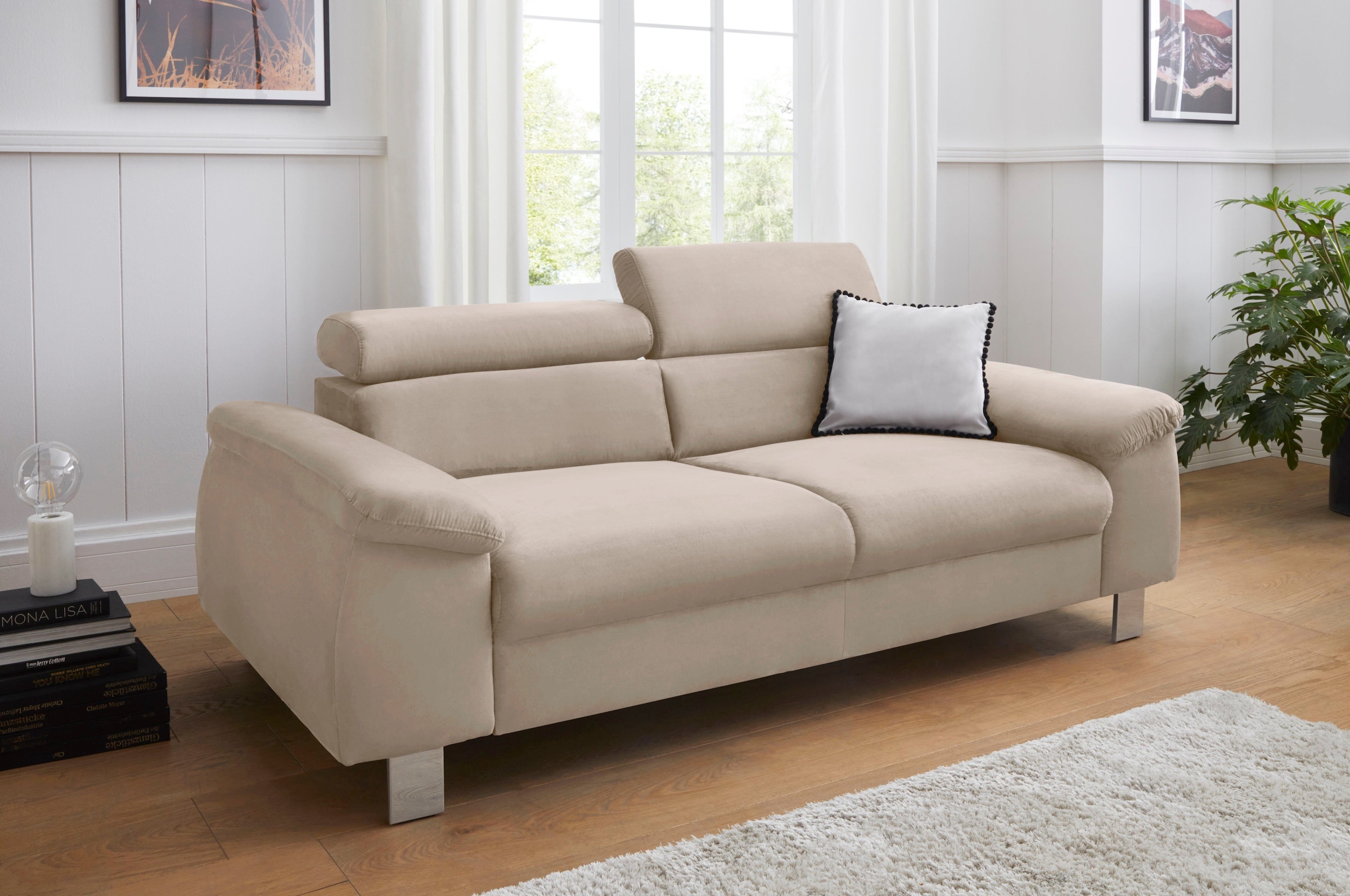 COTTA Polstergarnitur "Komaris, B: 193 bzw. 100 cm" Set, Set: 3er-Sofa & Ho günstig online kaufen