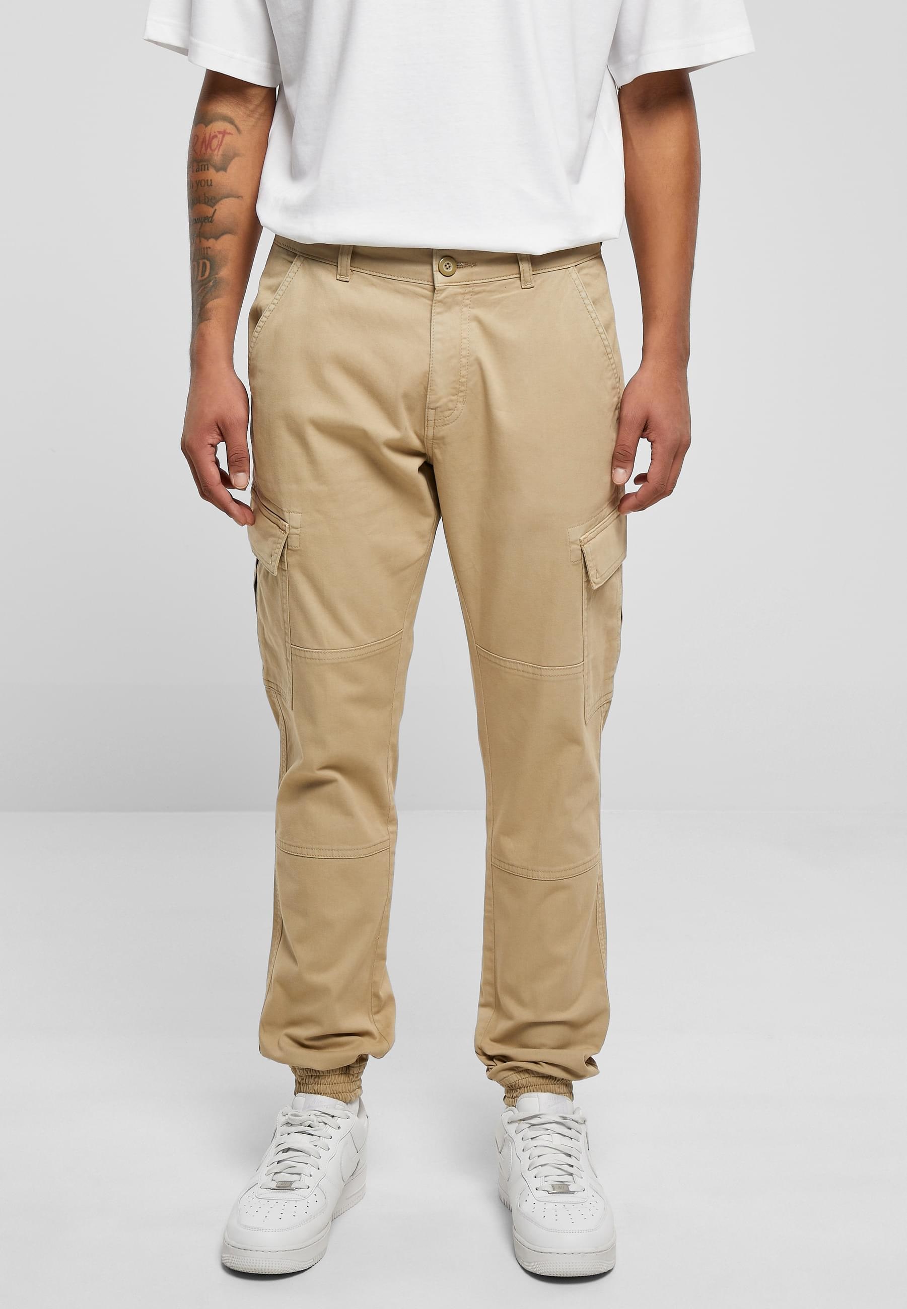 URBAN CLASSICS Cargohose »Urban Classics Herren Washed Cargo Twill Jogging Pants«, (1 tlg.)