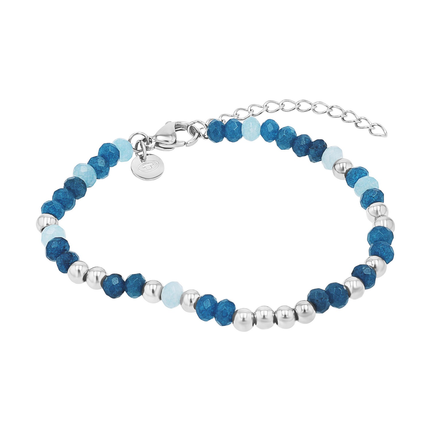 TOM TAILOR Armband »Schmuck Geschenk Edelstahl Kugeln« mit Glassteine