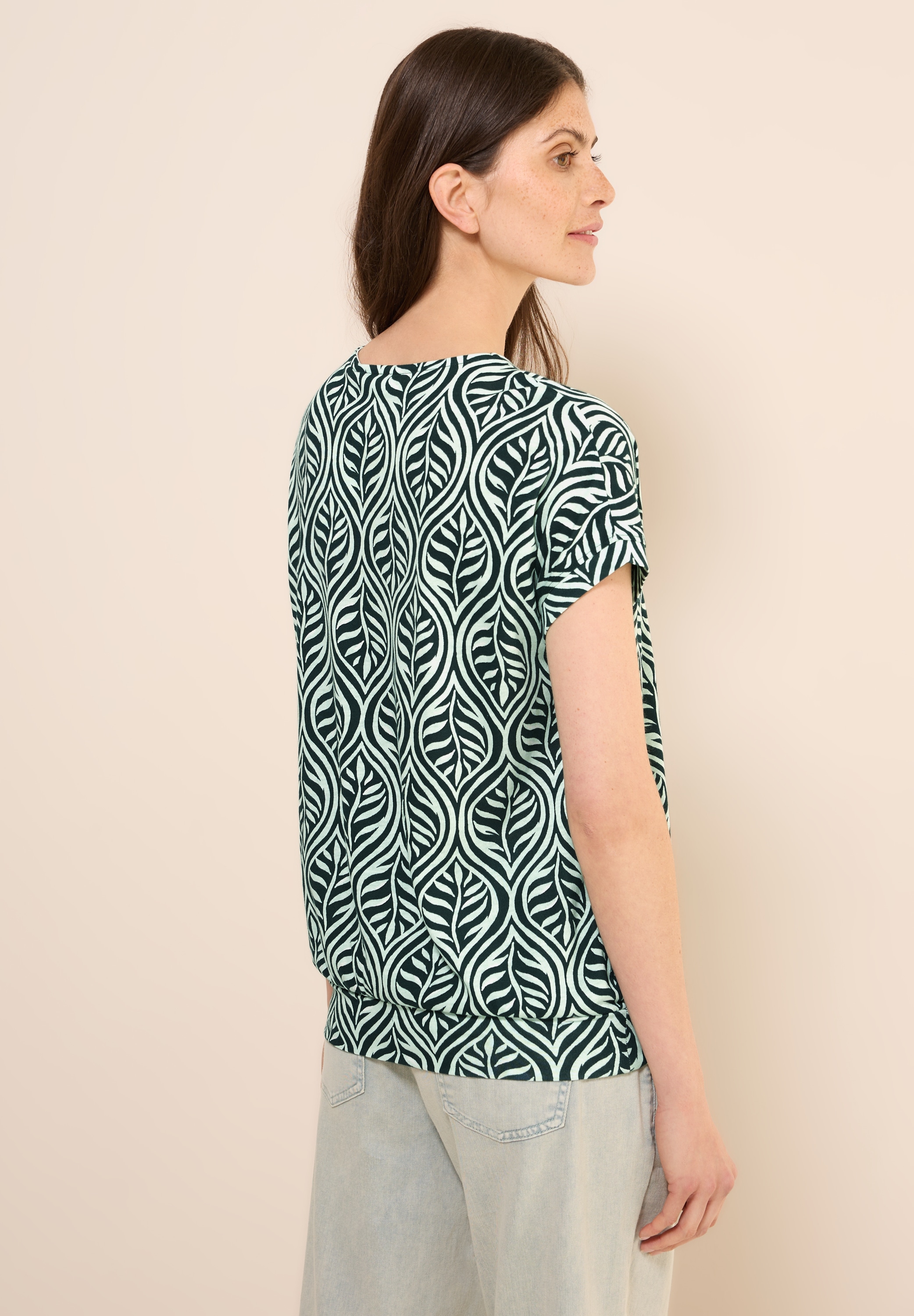 Cecil V-Shirt, im soften Baumwoll-Mix