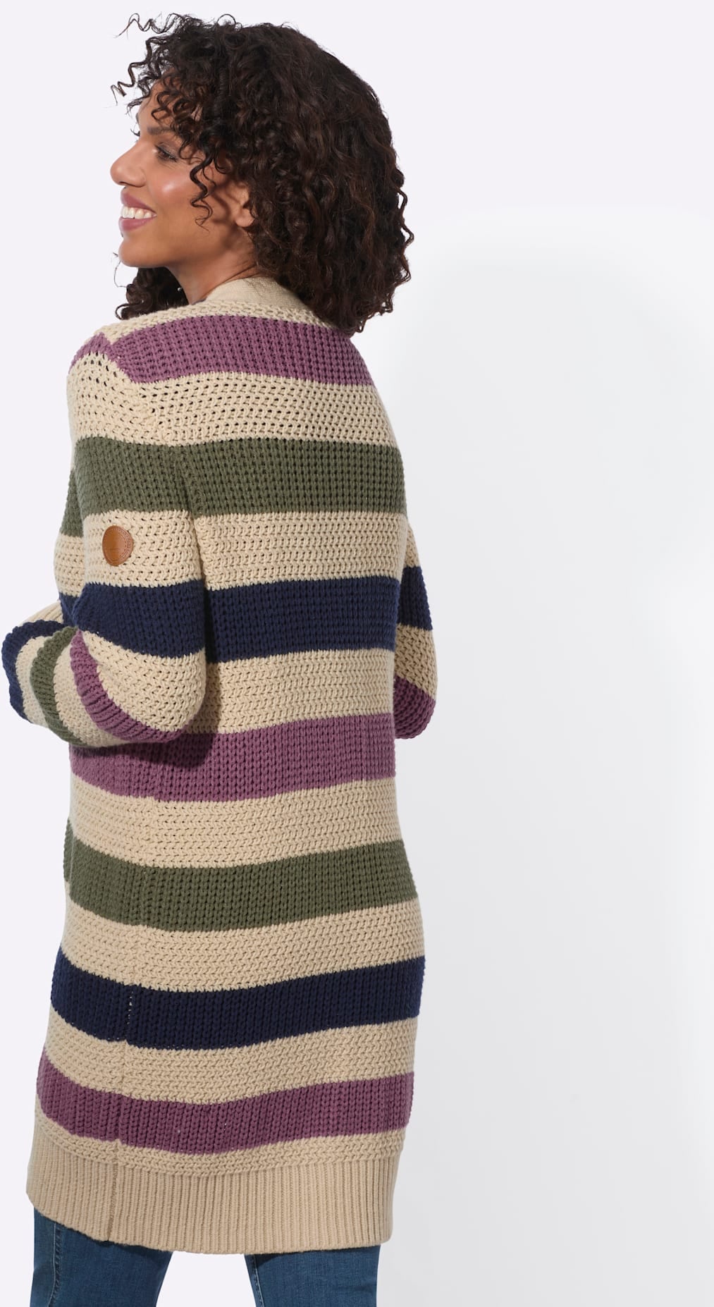 Casual Looks Longstrickjacke