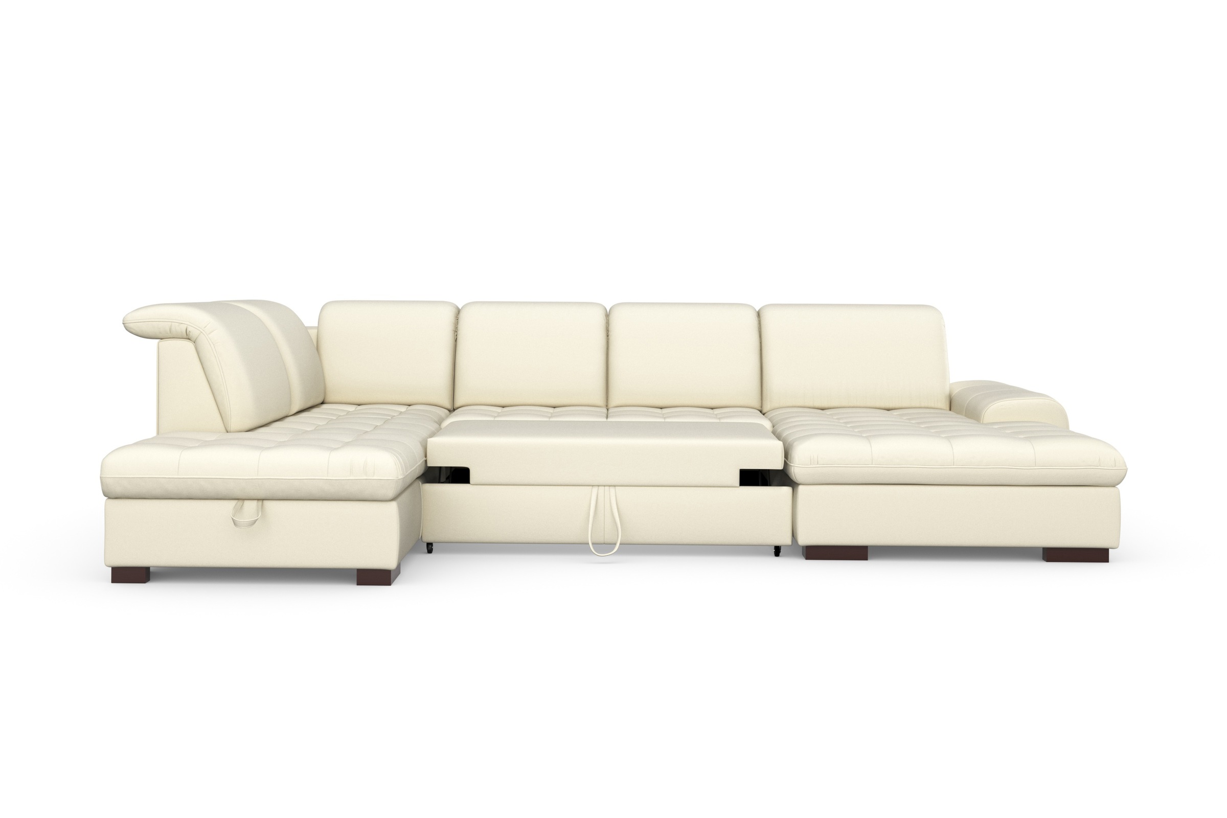 Thumbnail - sit&more Wohnlandschaft "Luxor U-Form", wahlweise mit Bettfunktion, Bettkasten und Kopfteilverstellung