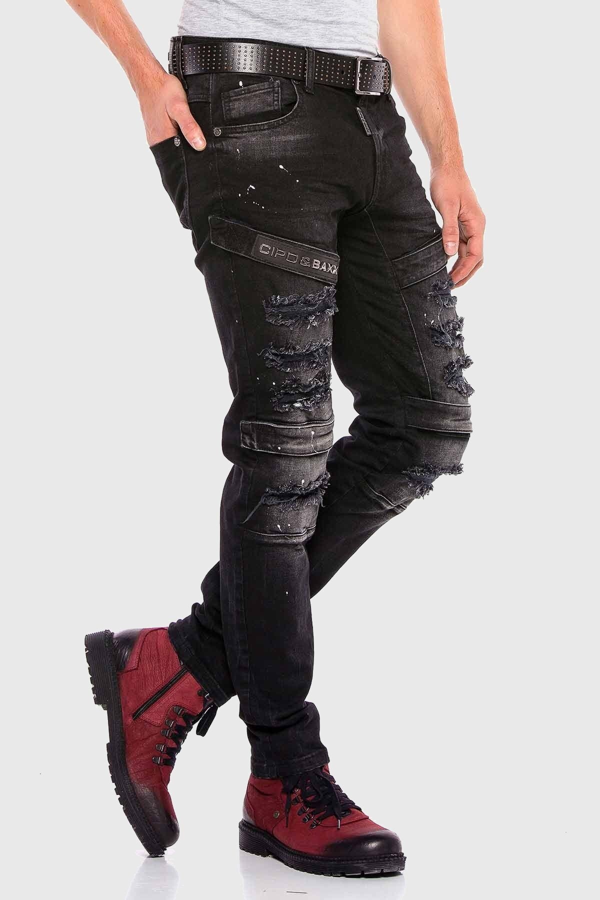 Cipo & Baxx 5-Pocket-Jeans »Jeans«, im destroyed Look