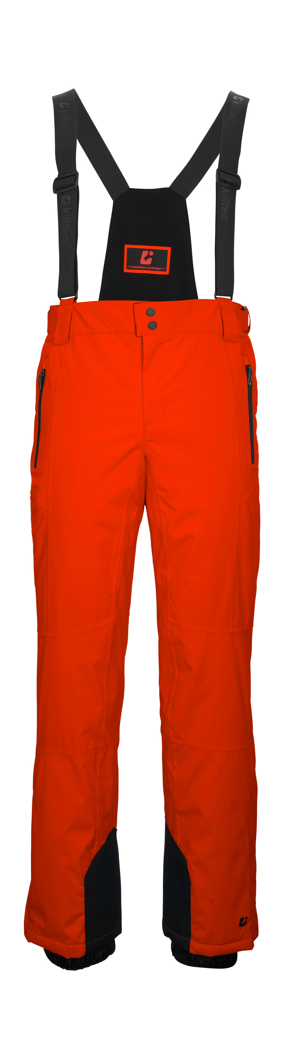 Killtec Skihose "KSW 100 MN SKI PNTS" Wind- und wasserdichte Skihose mit anpassbaren Trägern