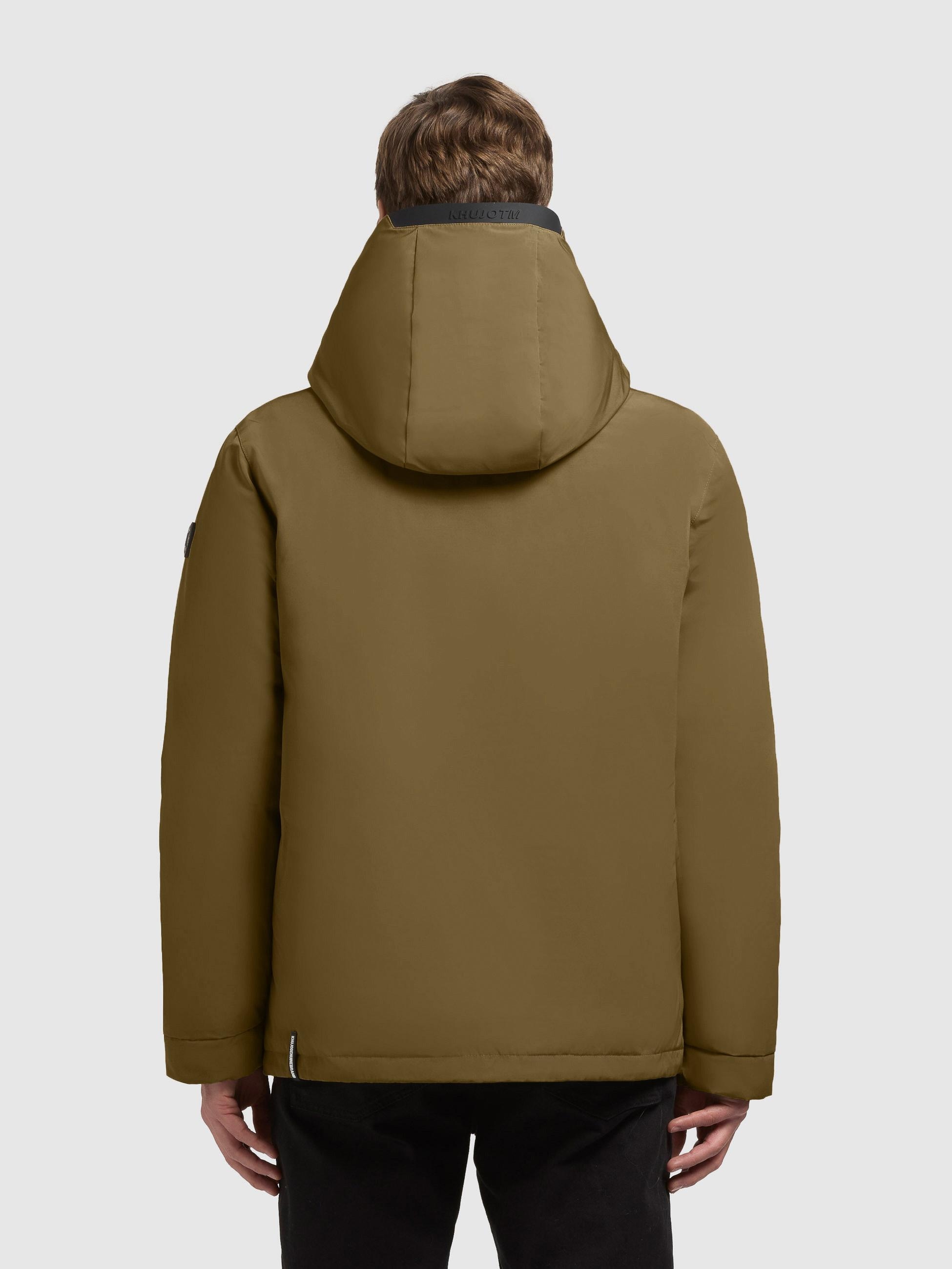 khujo Outdoorjacke »Oreg« mit Kapuze Modische Herren Winterjacke mit großen Pattentaschen