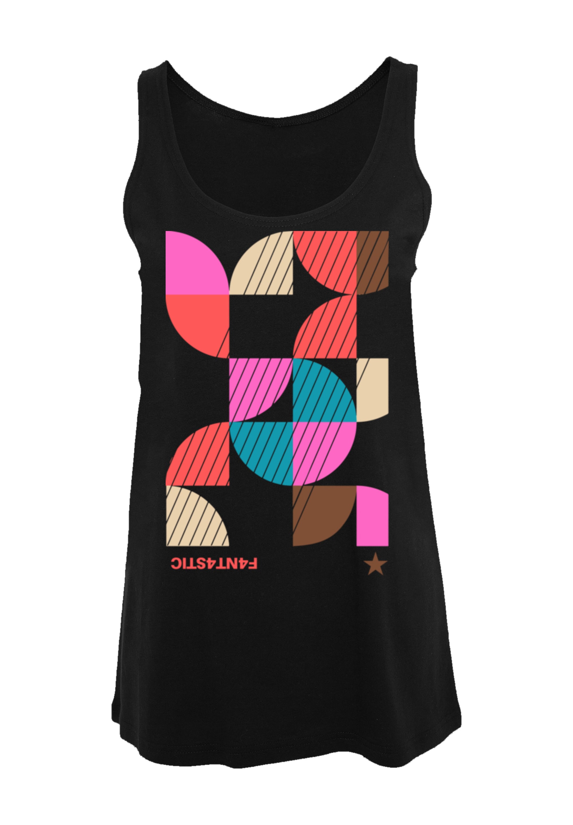 F4NT4STIC T-Shirt »Abstrakt«, Print