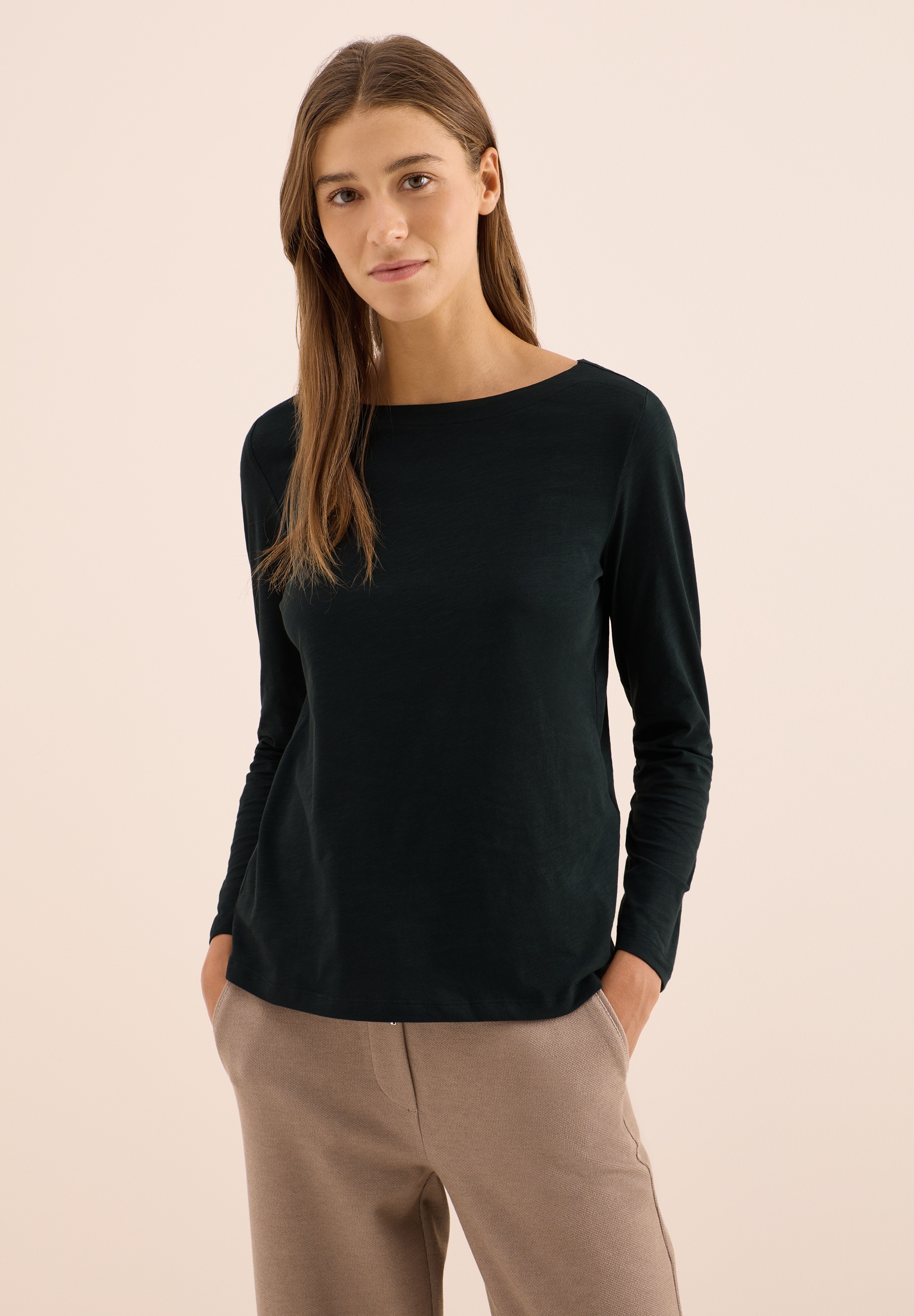 Cecil Langarmshirt, aus reiner Baumwolle günstig online kaufen