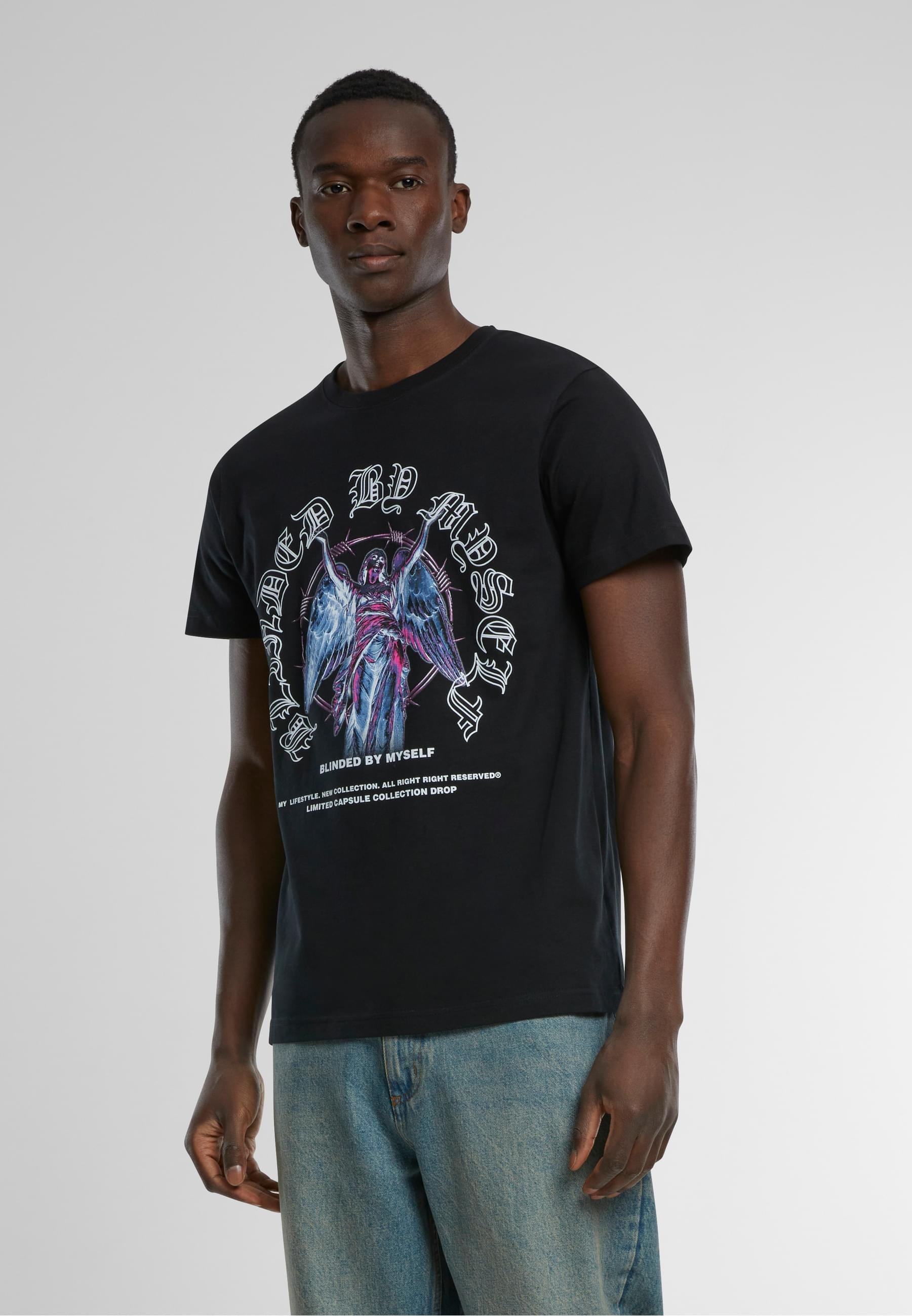 MisterTee T-Shirt »MisterTee Blinded By Myself Tee«, (1 tlg.)