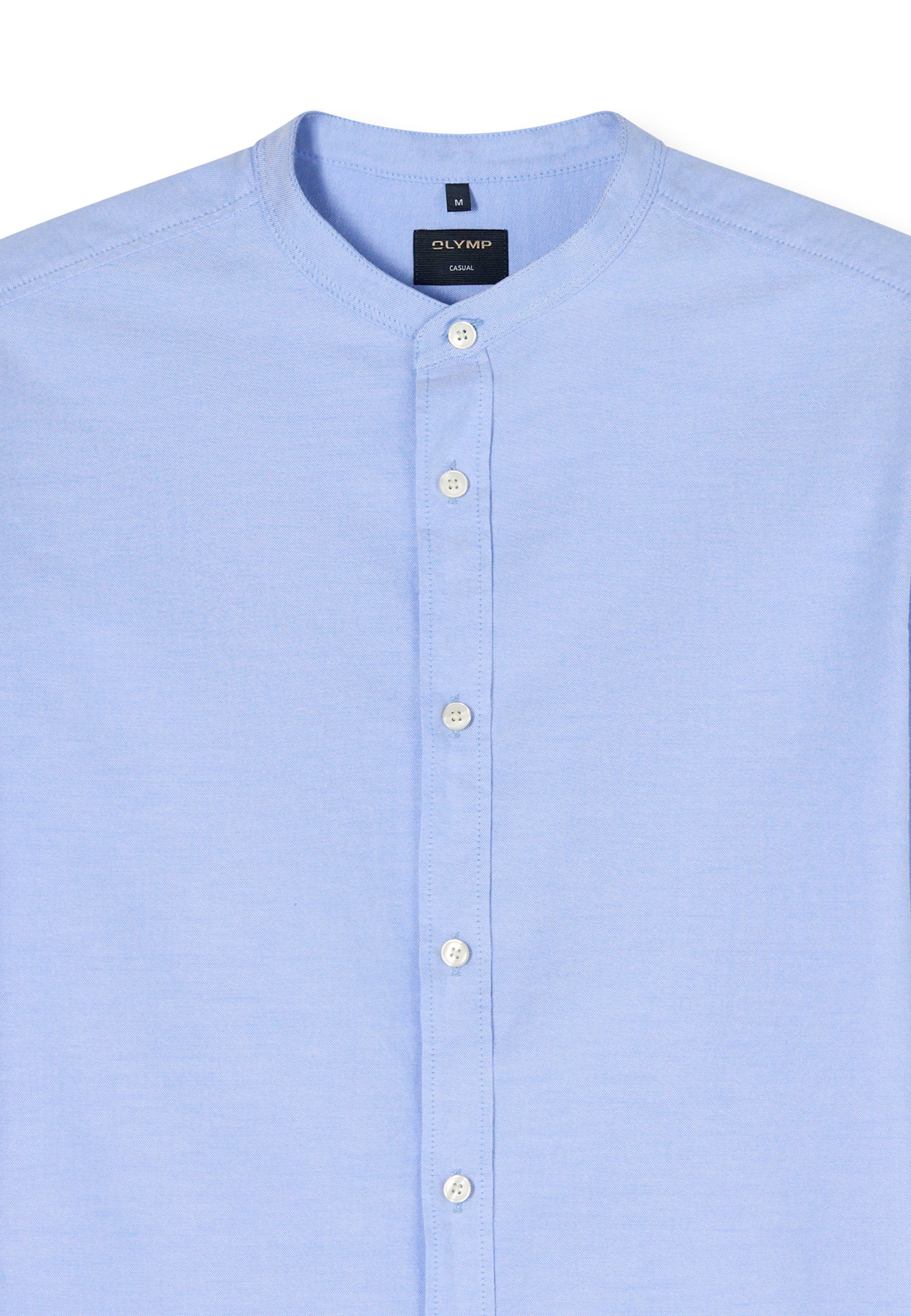 OLYMP Langarmhemd »OLYMP Casual, Regular Fit, Stehkragen«