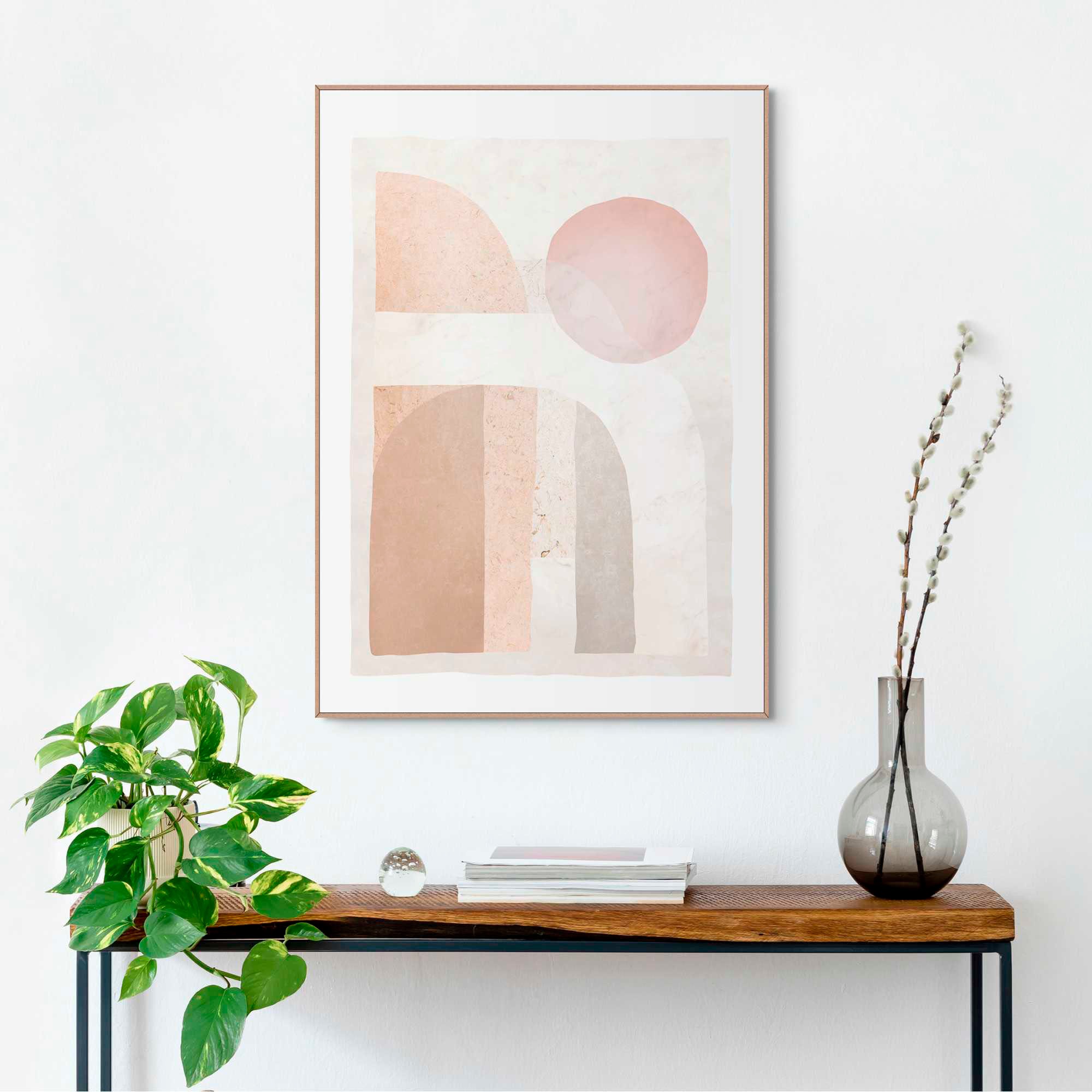 Reinders Poster "Abstrakt", im Holzrahmen günstig online kaufen