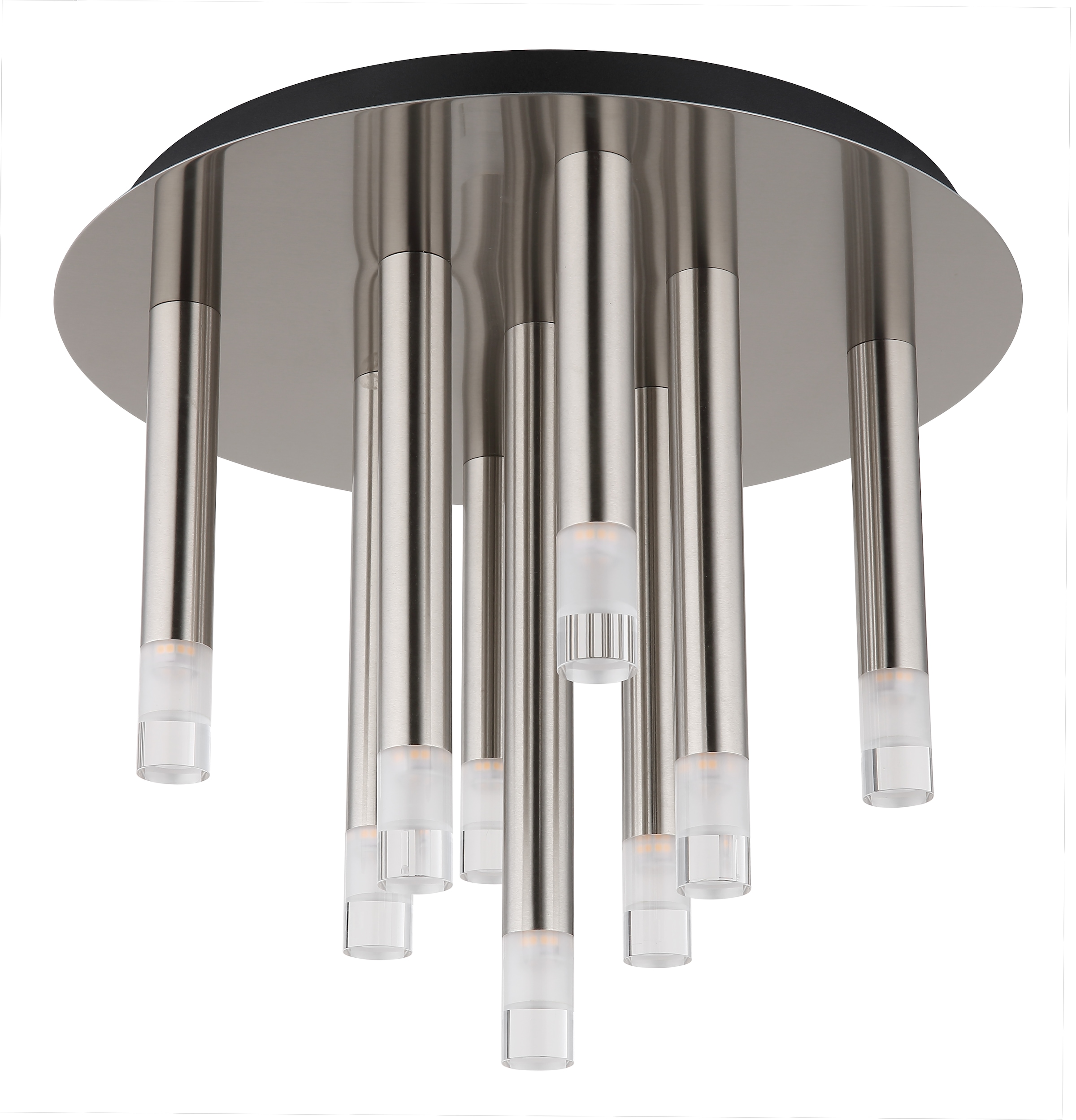 GLOBO LIGHTING Deckenleuchte »RYAN«, Leuchtmittel G9 | ohne Leuchtmittel, Deckenlampe/Stäbe/Metall/Wohnzimmer/Essbereich/Acryl satiniert