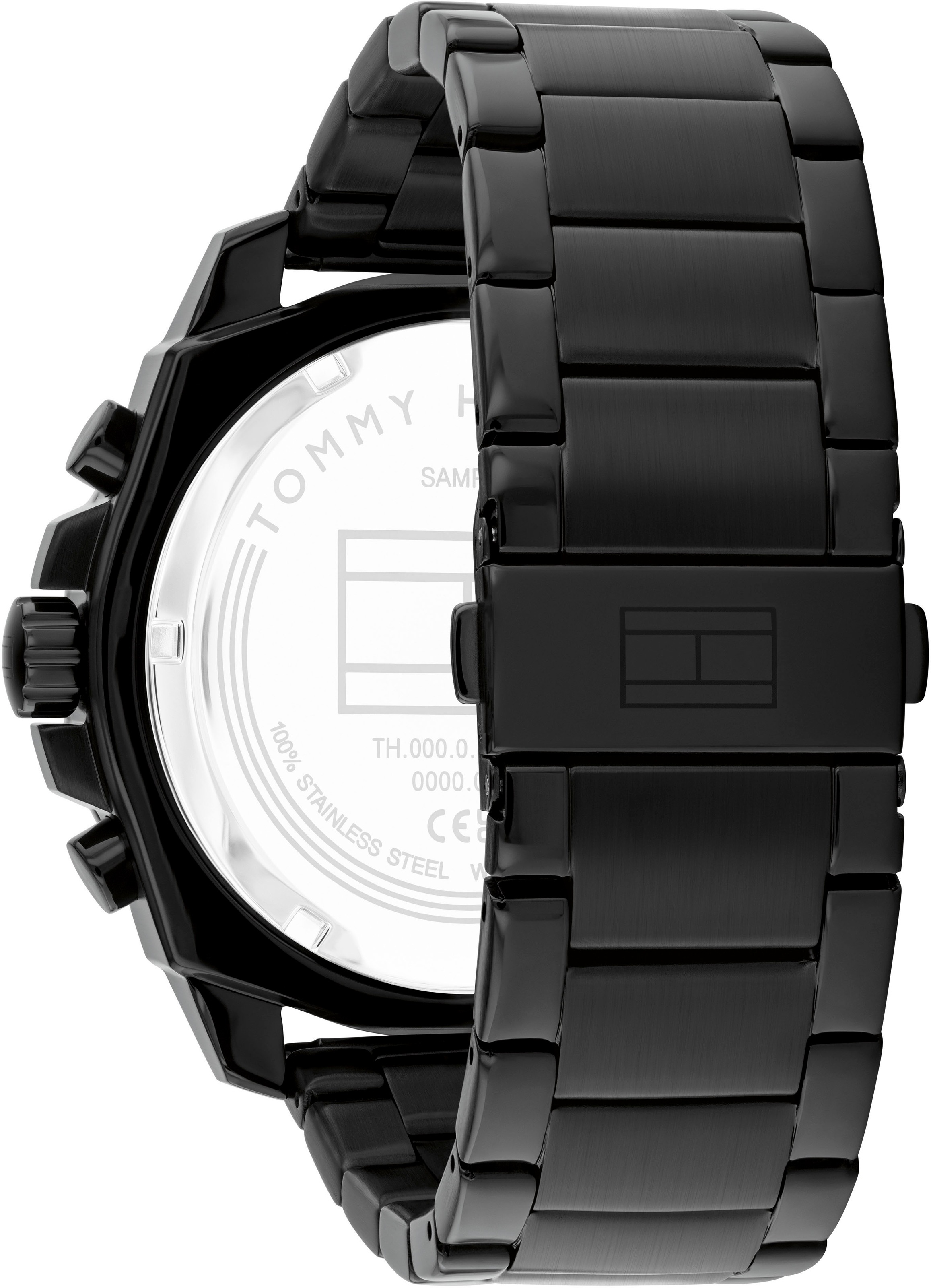 Tommy Hilfiger Multifunktionsuhr »MORGAN«, Quarzuhr, Armbanduhr, Herrenuhr, Edelstahlarmband, analog