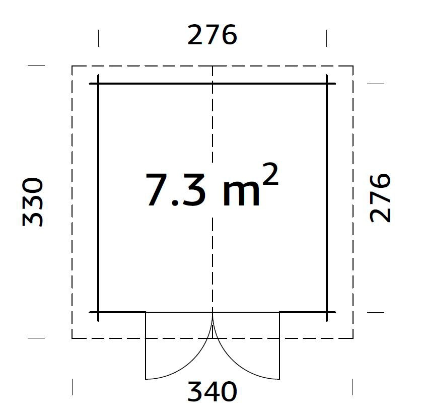 Palmako Gartenhaus »Lotta« 7,3 qm