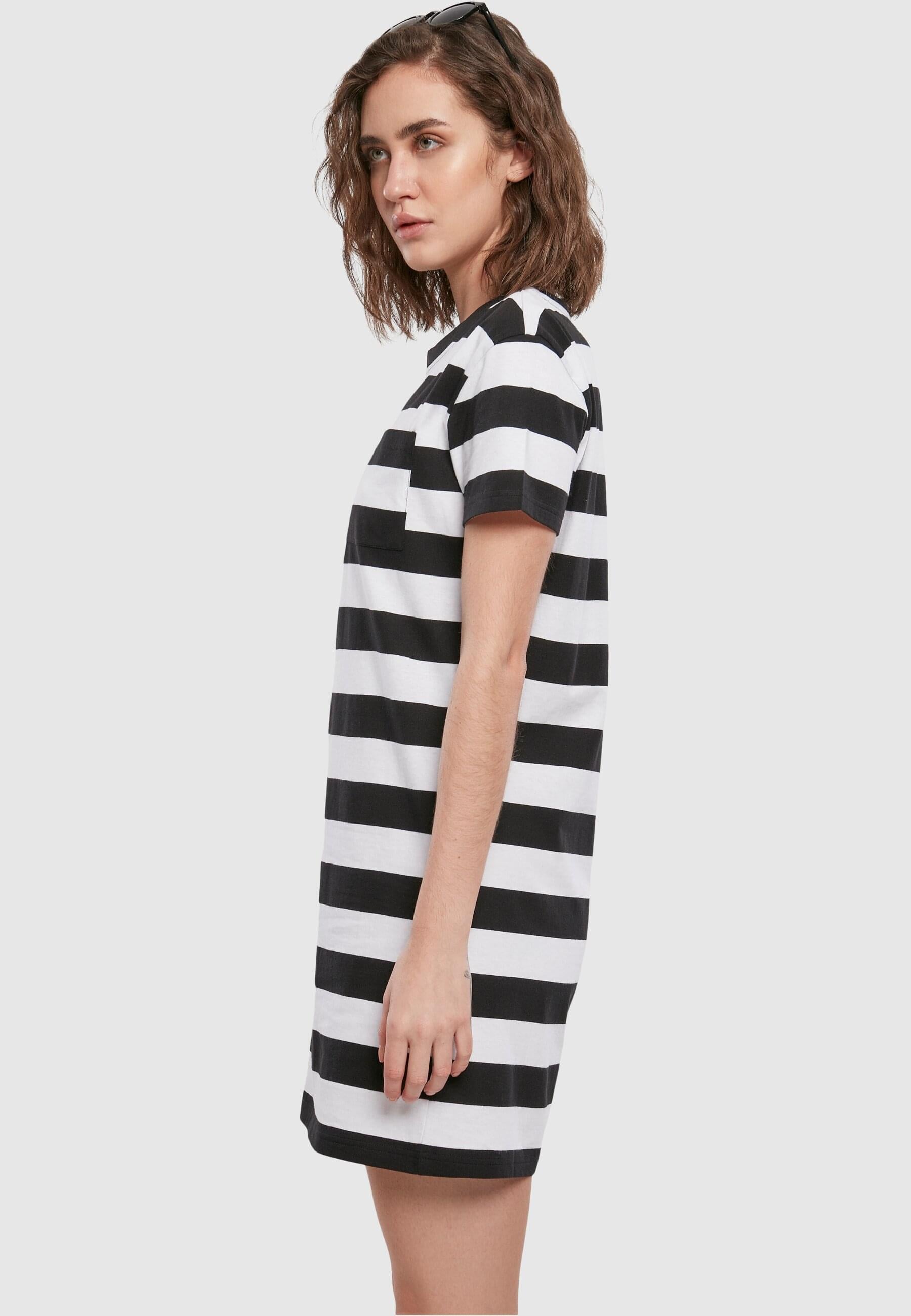 URBAN CLASSICS Shirtkleid »Urban Classics Damen Ladies Stripe Boxy Tee Dress«, (1 tlg.)