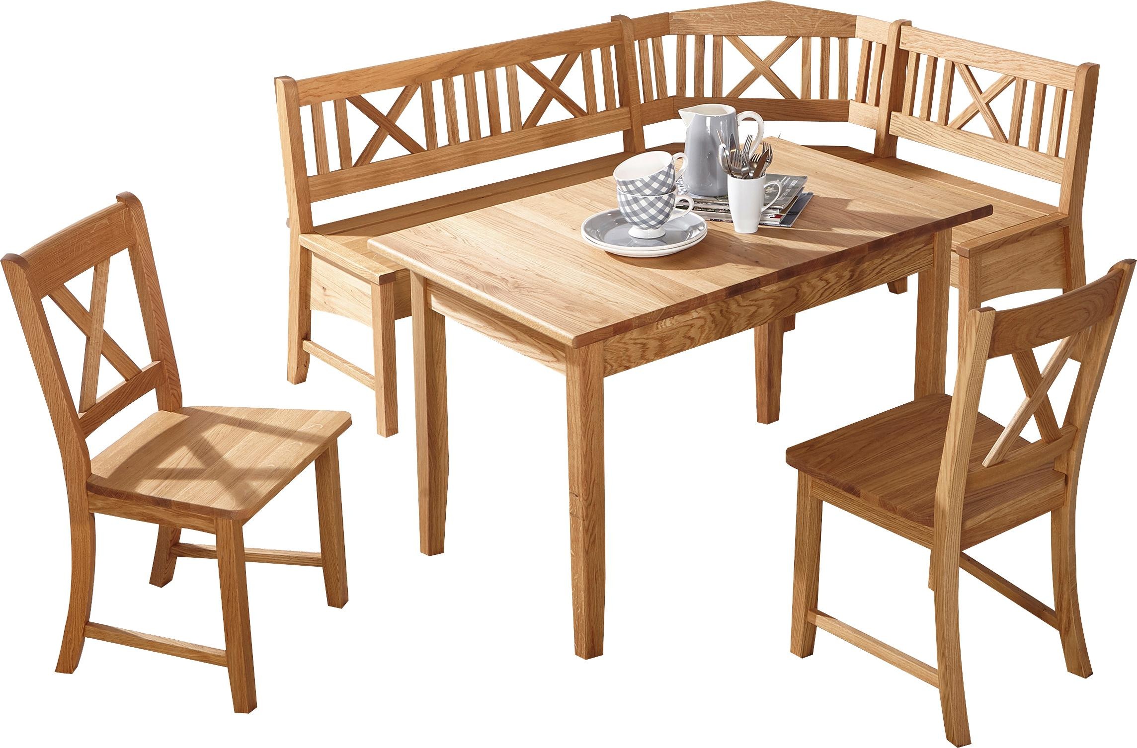 massivline&more Eckbankgruppe "Königsee" Set, 4 Stk. tlg. Eckbank ist umste günstig online kaufen