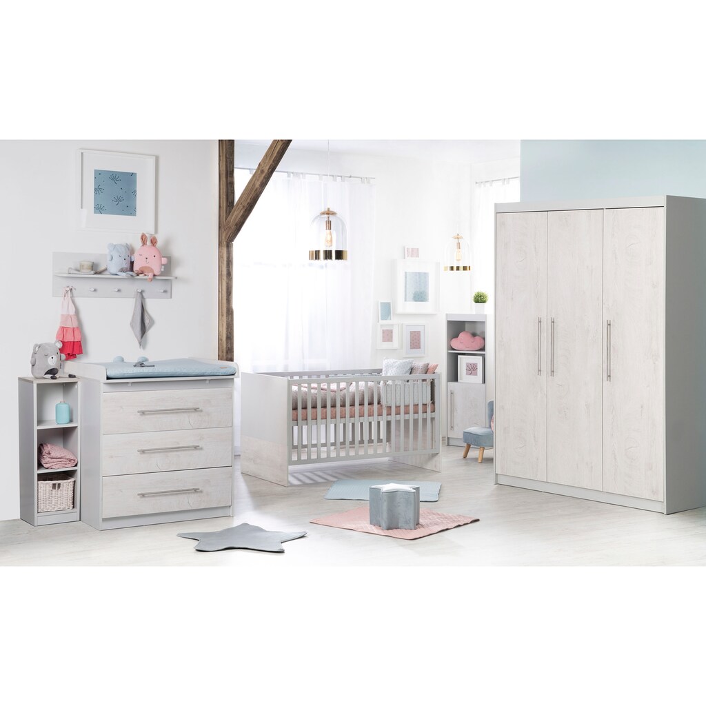 roba® Babyzimmer-Komplettset »Maren 2«, (Set, 3 St., Kinderbett, Schrank, Wickelkommode)