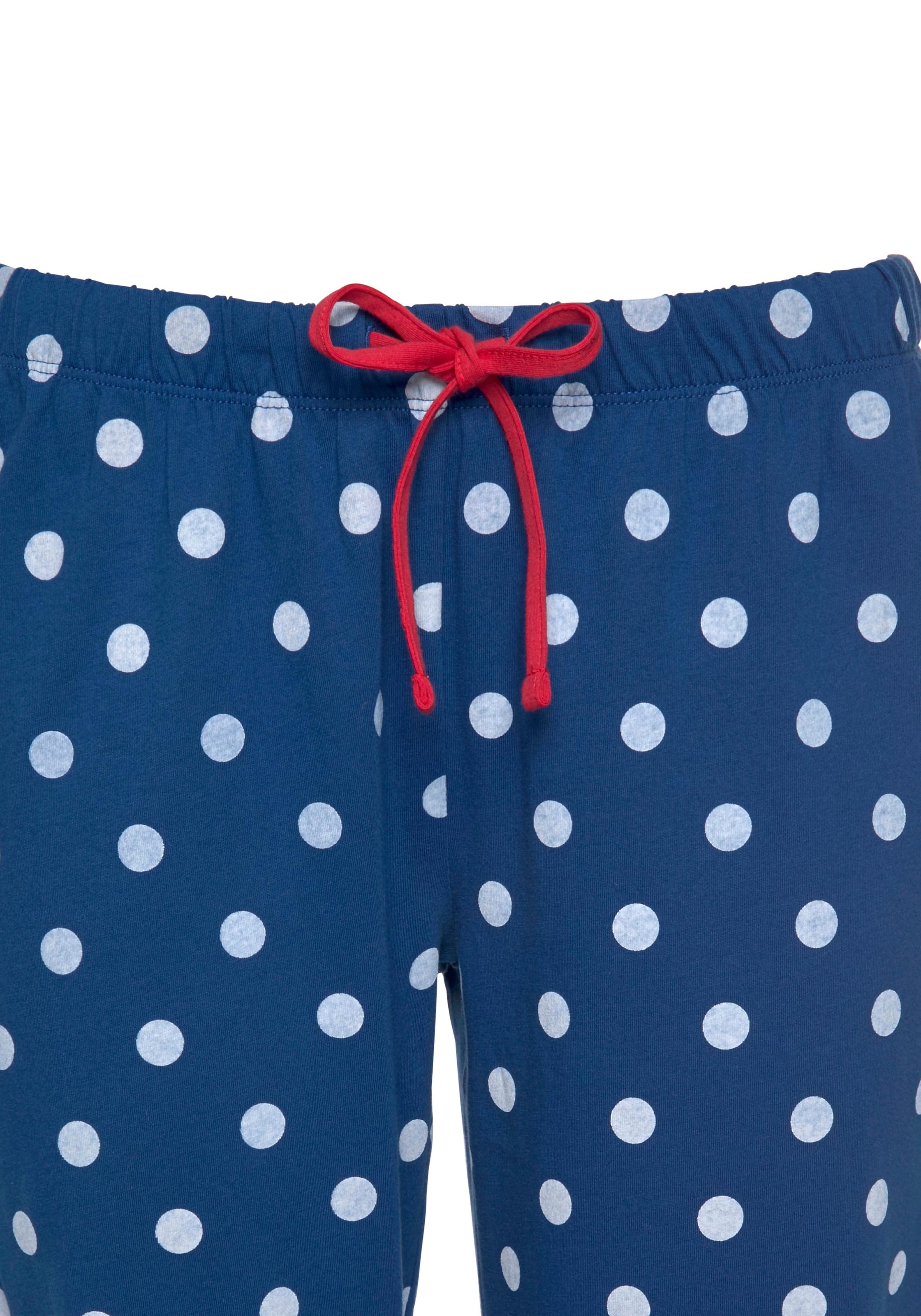 Peanuts Pyjama, (2 tlg.), mit Snoopy-Druck und Pünktchen-Hose