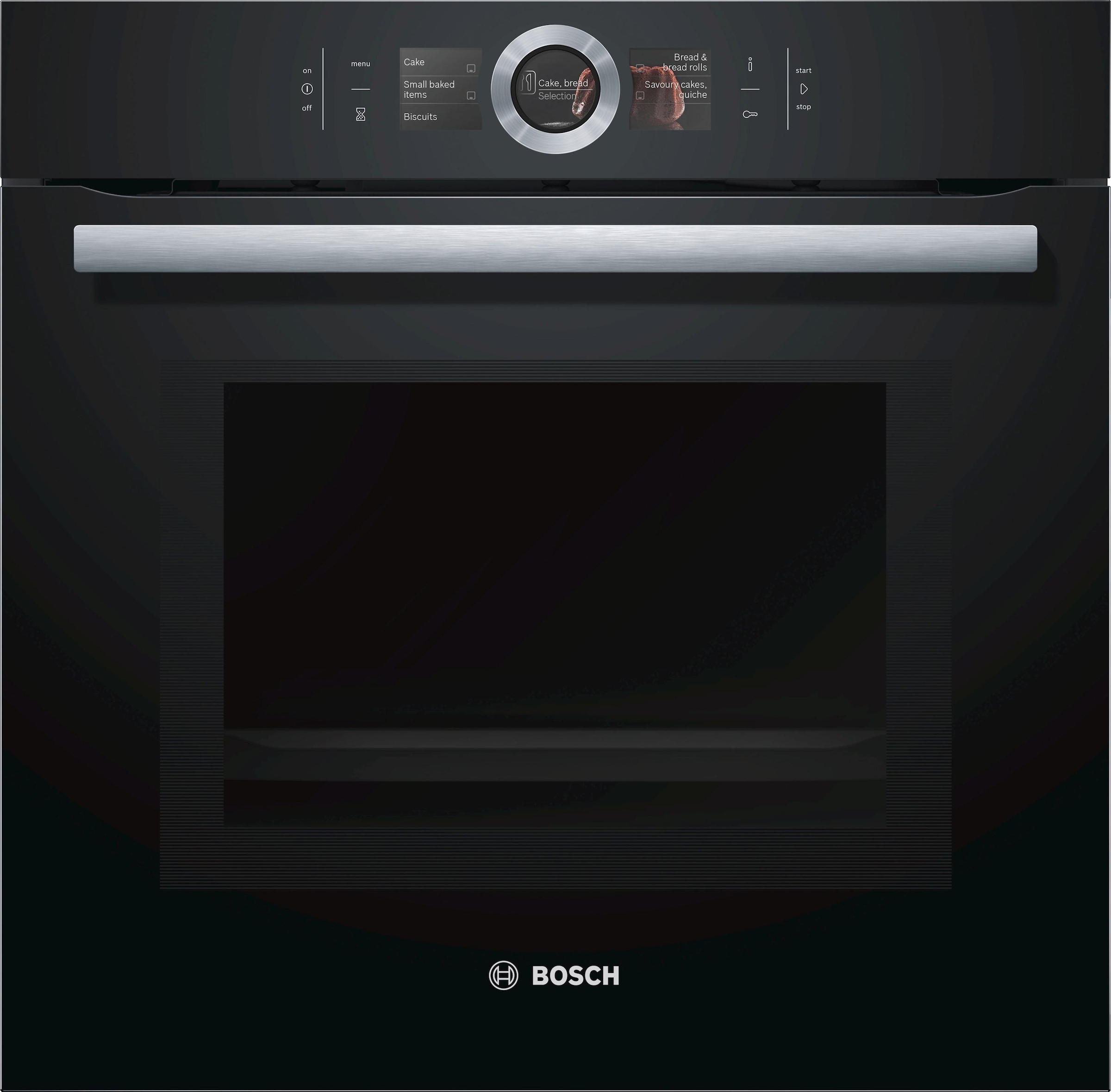 BOSCH Backofen mit Mikrowelle  »HMG6764B1«, mit 1-fach-Teleskopauszug, Pyrolyse-Selbstreinigung
